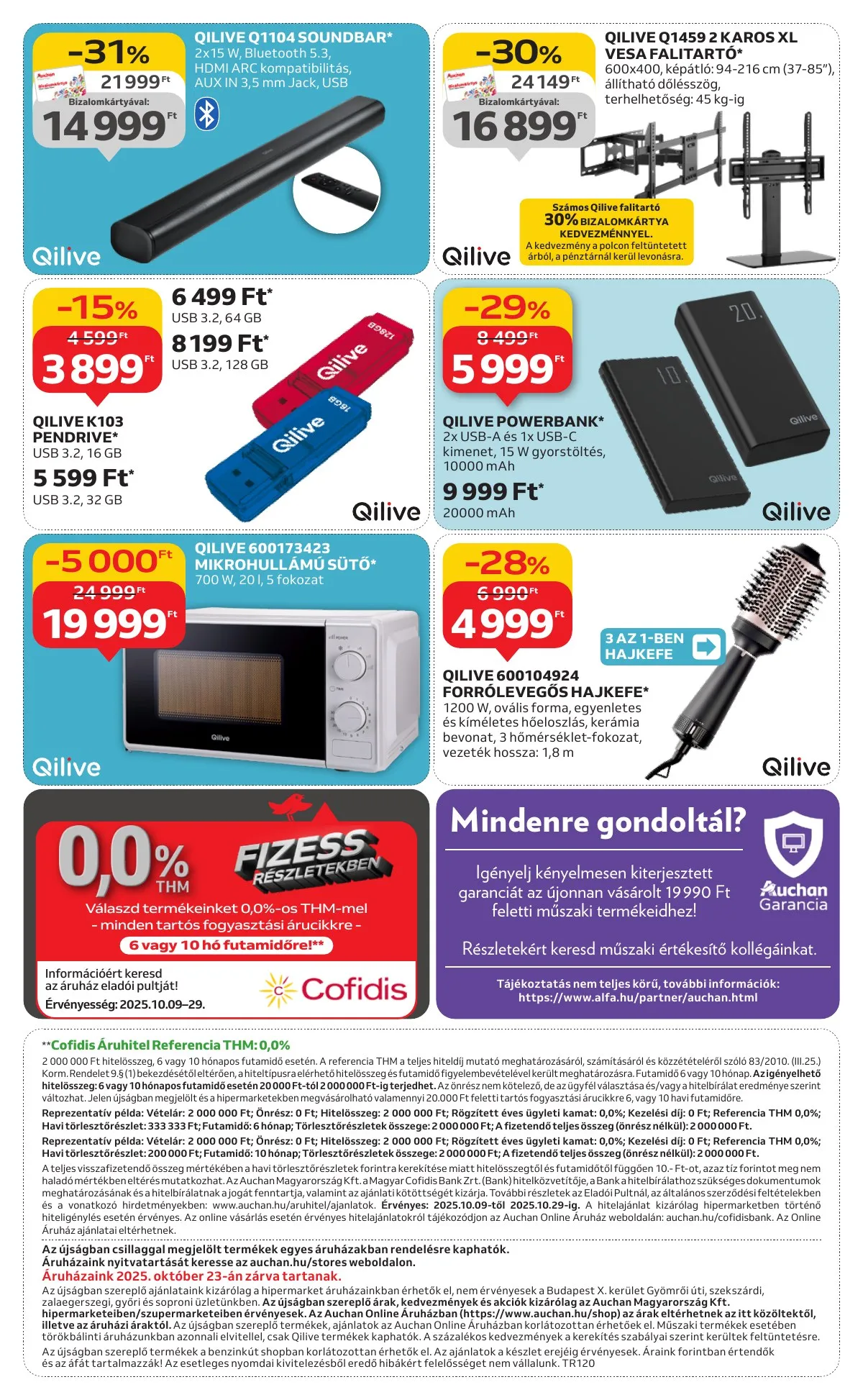 Auchan akciós újság Hipermarket Muszaki 10.09–10.29 – 12. oldal
