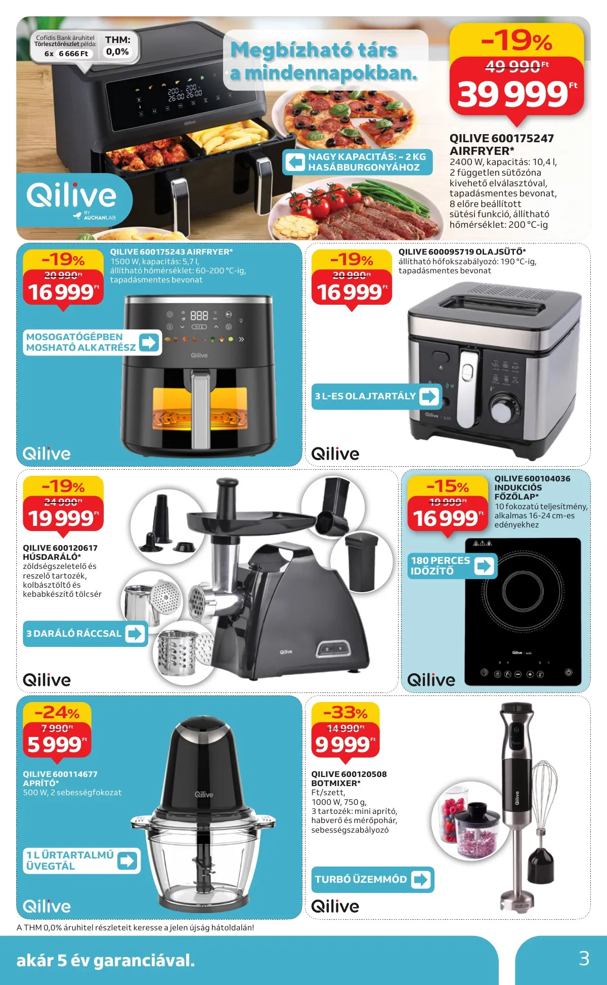 Auchan akciós újság Hipermarket Muszaki 10.09–10.29 – 3. oldal
