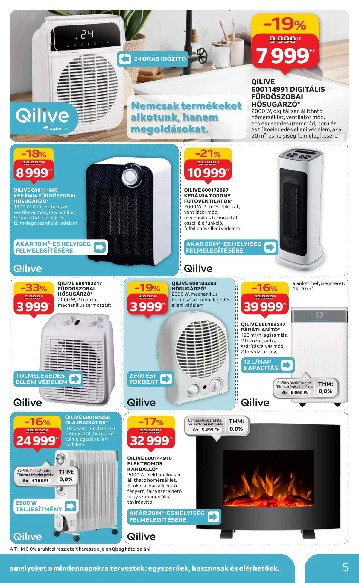 Auchan akciós újság Hipermarket Muszaki 10.09–10.29 – 5. oldal