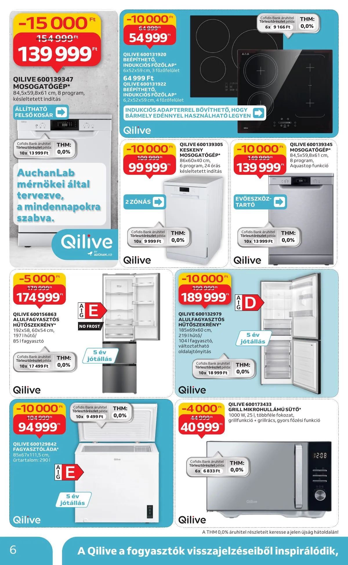 Auchan akciós újság Hipermarket Muszaki 10.09–10.29 – 6. oldal