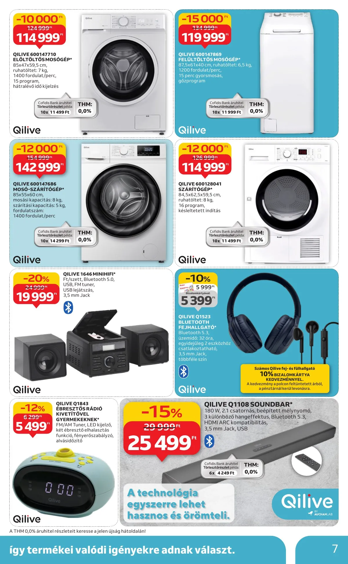 Auchan akciós újság Hipermarket Muszaki 10.09–10.29 – 7. oldal