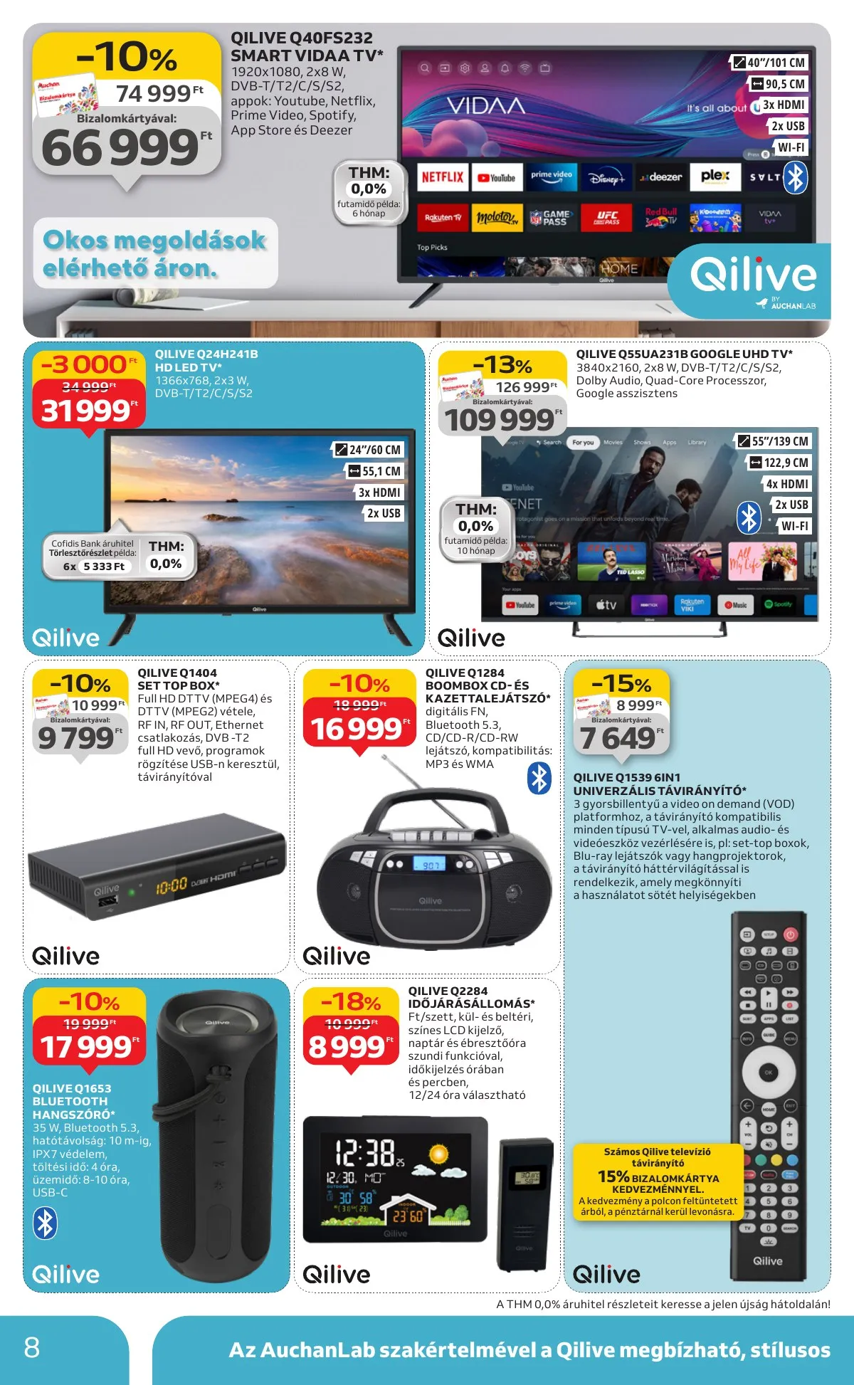 Auchan akciós újság Hipermarket Muszaki 10.09–10.29 – 8. oldal