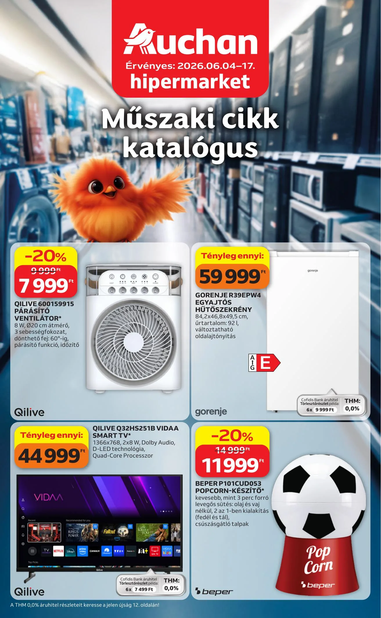 Auchan akciós újság Hipermarket Muszaki 06.04–06.17