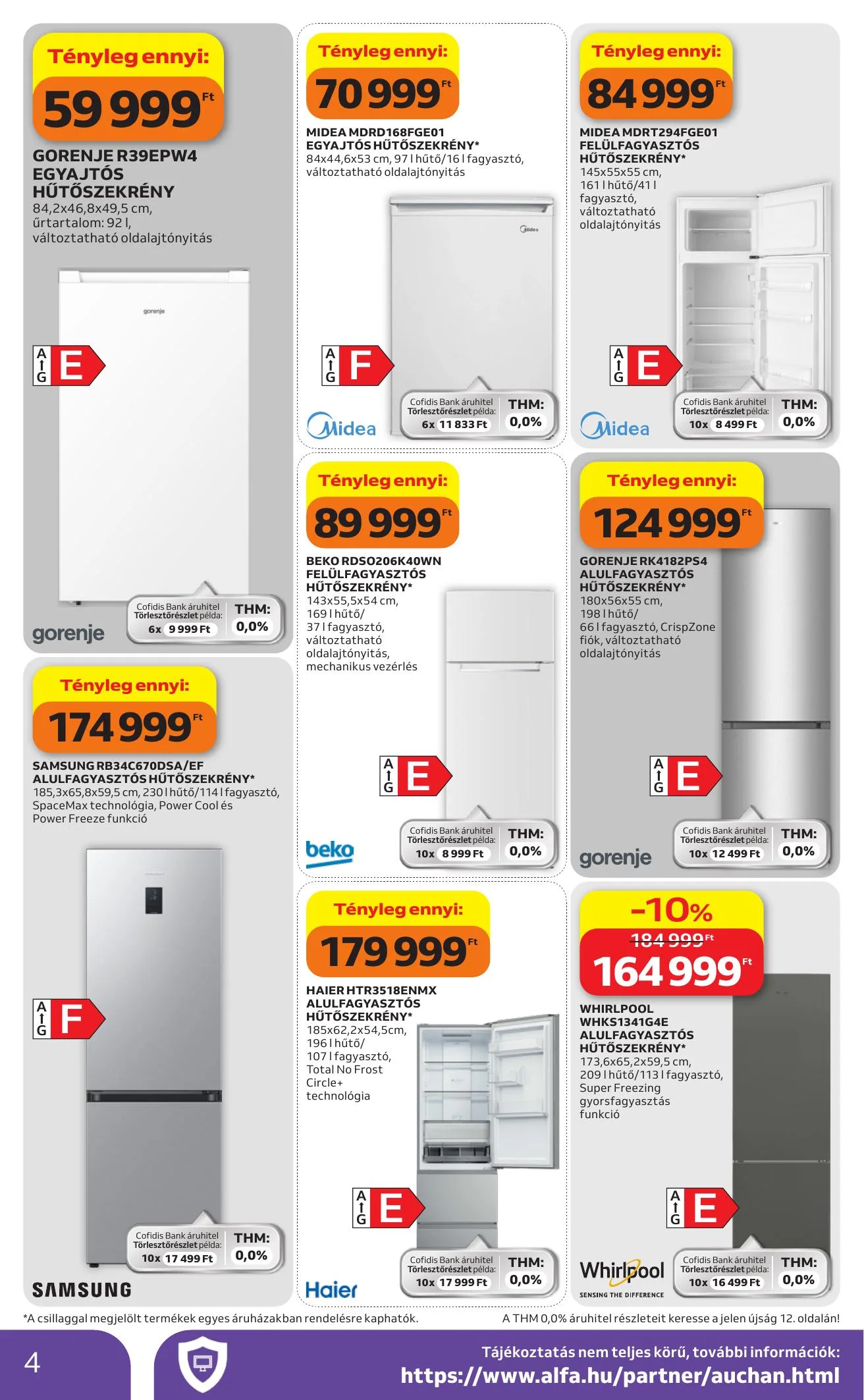 Auchan akciós újság Hipermarket Muszaki 06.04–06.17 – 4. oldal