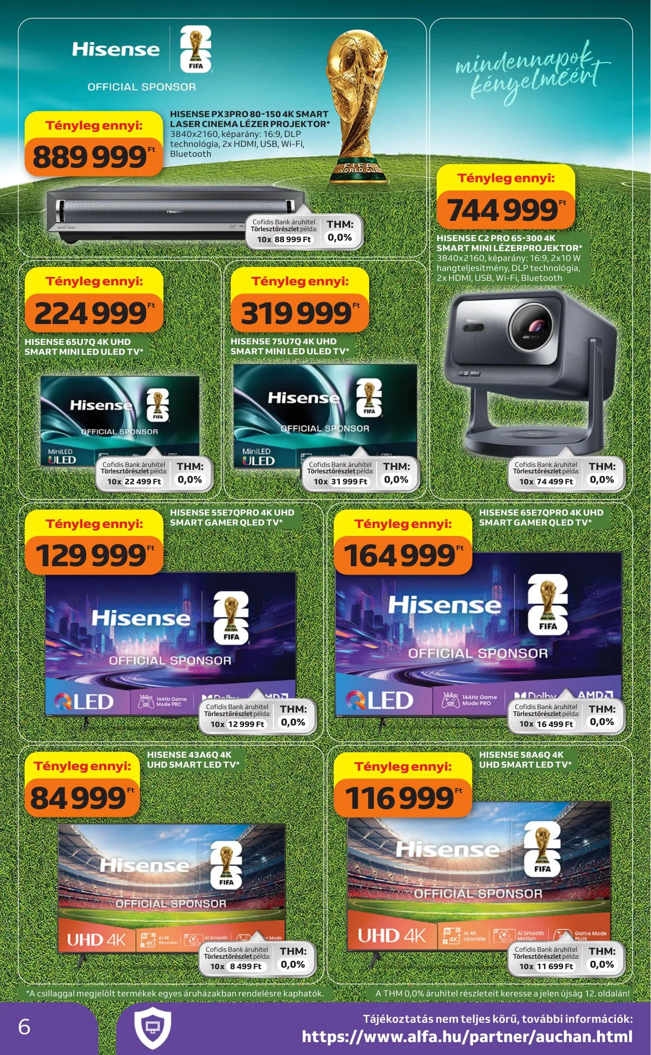 Auchan akciós újság Hipermarket Muszaki 06.04–06.17 – 6. oldal