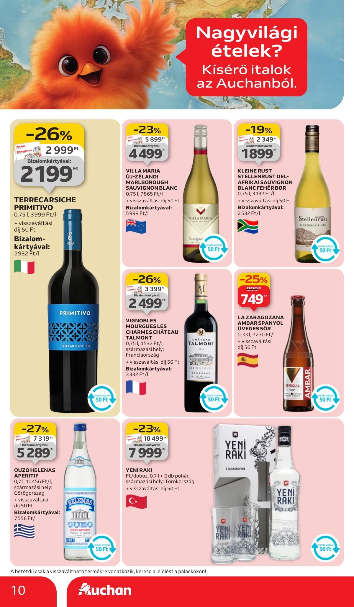 Auchan akciós újság Hipermarket nemzetkozi konyha 09.11–09.24 – 10. oldal