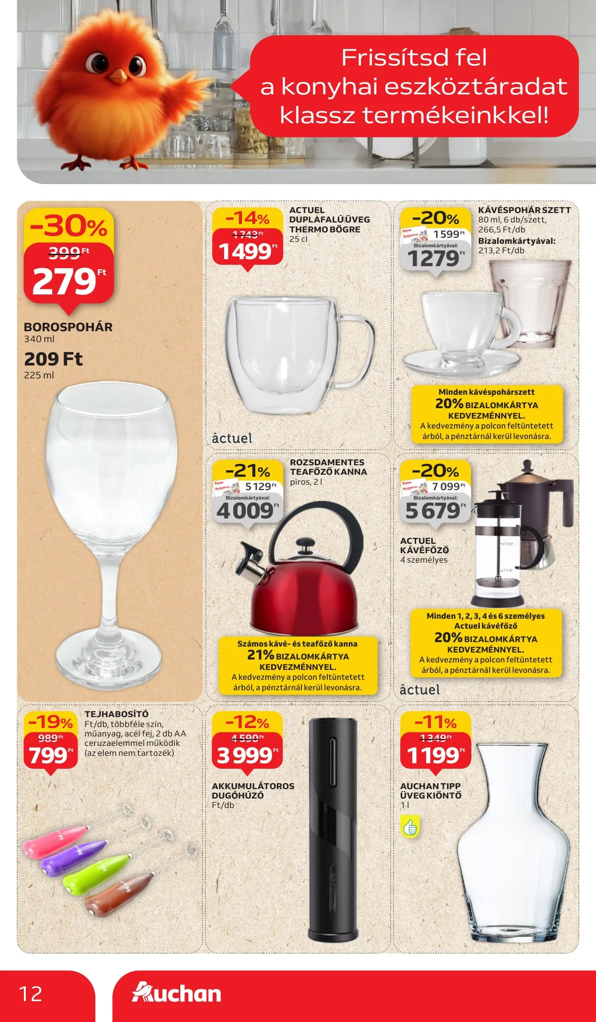 Auchan akciós újság Hipermarket nemzetkozi konyha 09.11–09.24 – 12. oldal