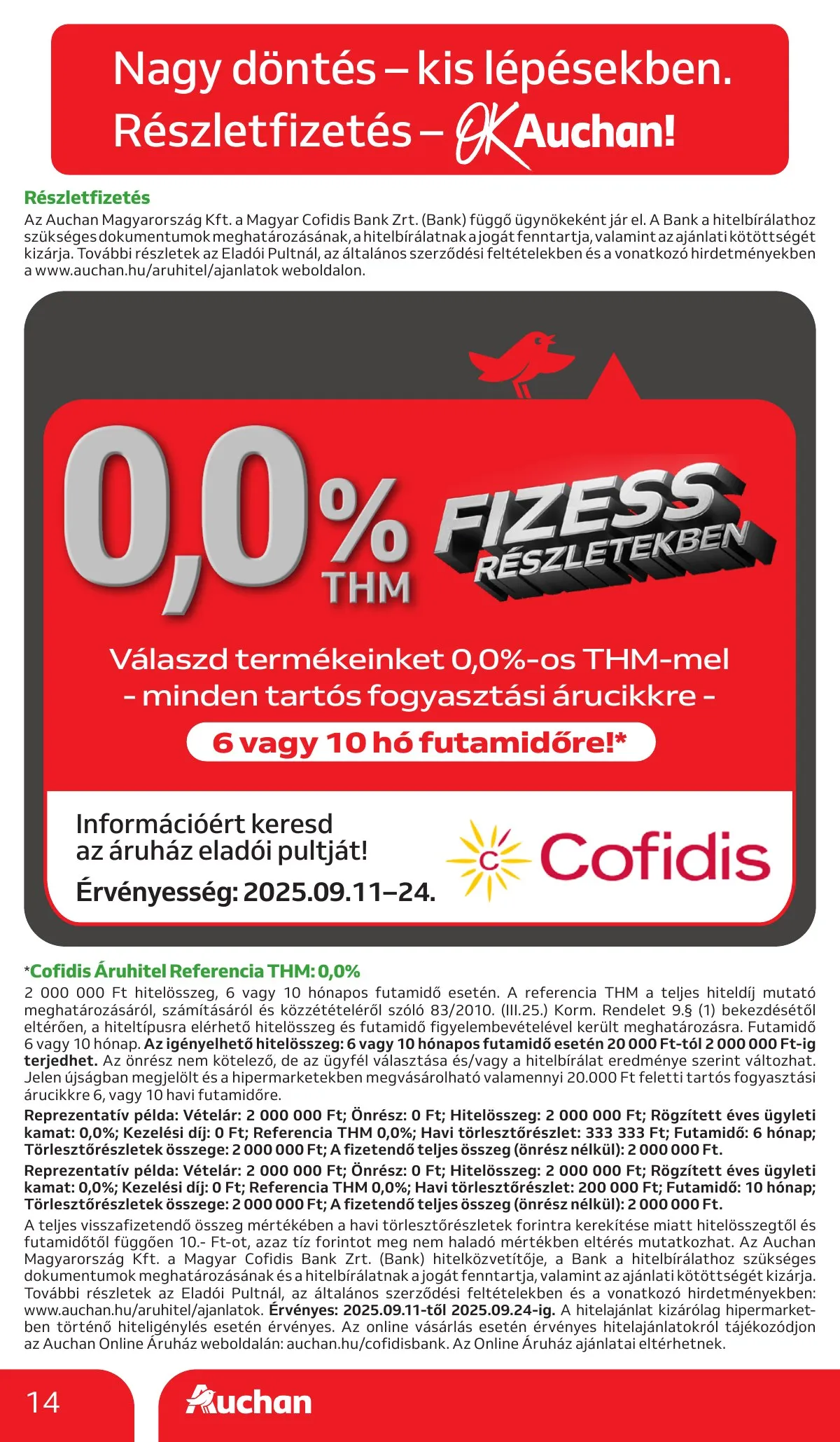 Auchan akciós újság Hipermarket nemzetkozi konyha 09.11–09.24 – 14. oldal