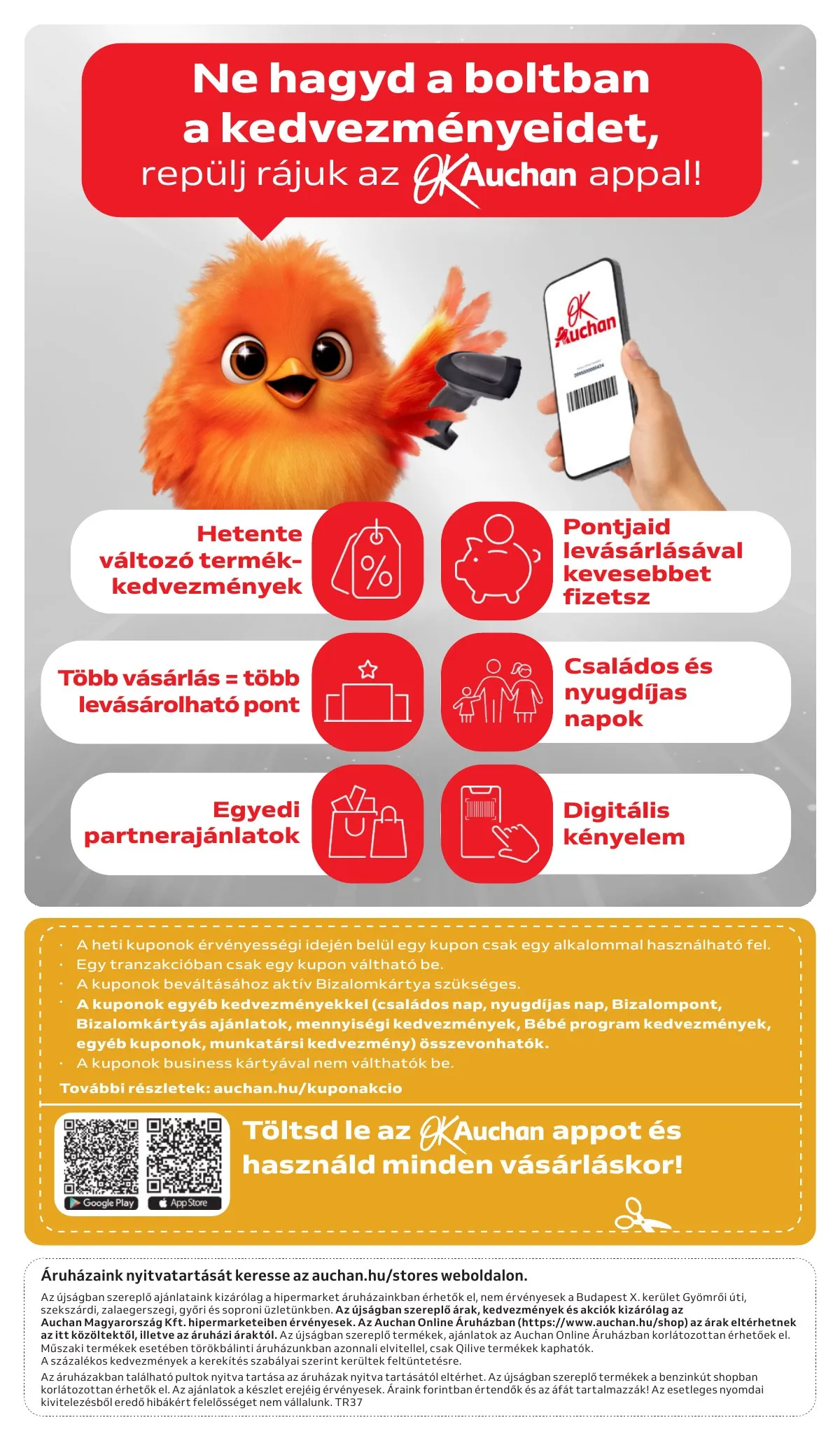 Auchan akciós újság Hipermarket nemzetkozi konyha 09.11–09.24 – 15. oldal