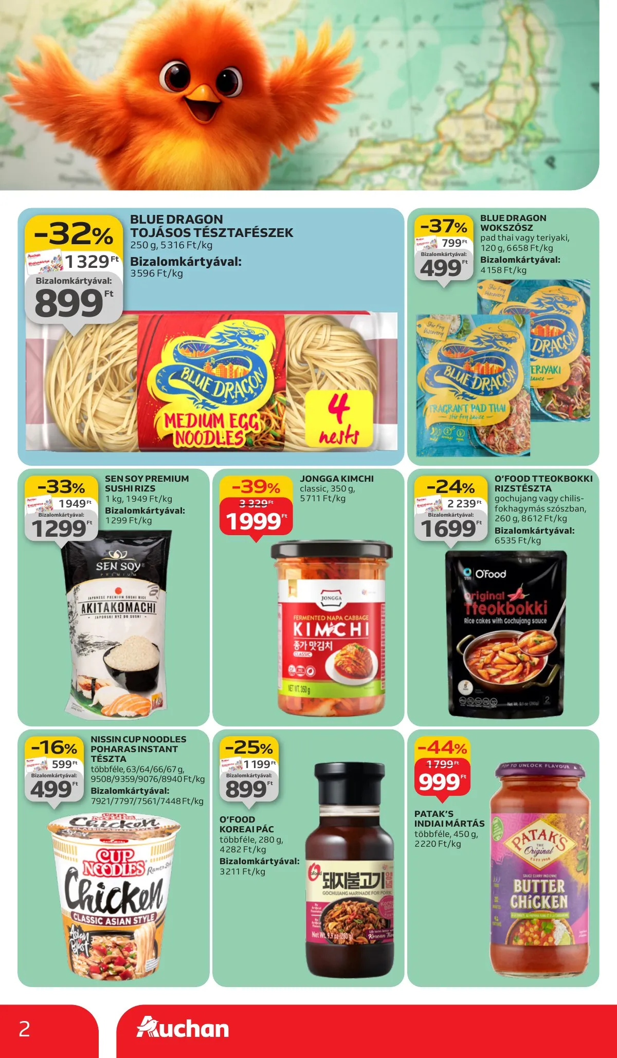 Auchan akciós újság Hipermarket nemzetkozi konyha 09.11–09.24 – 2. oldal