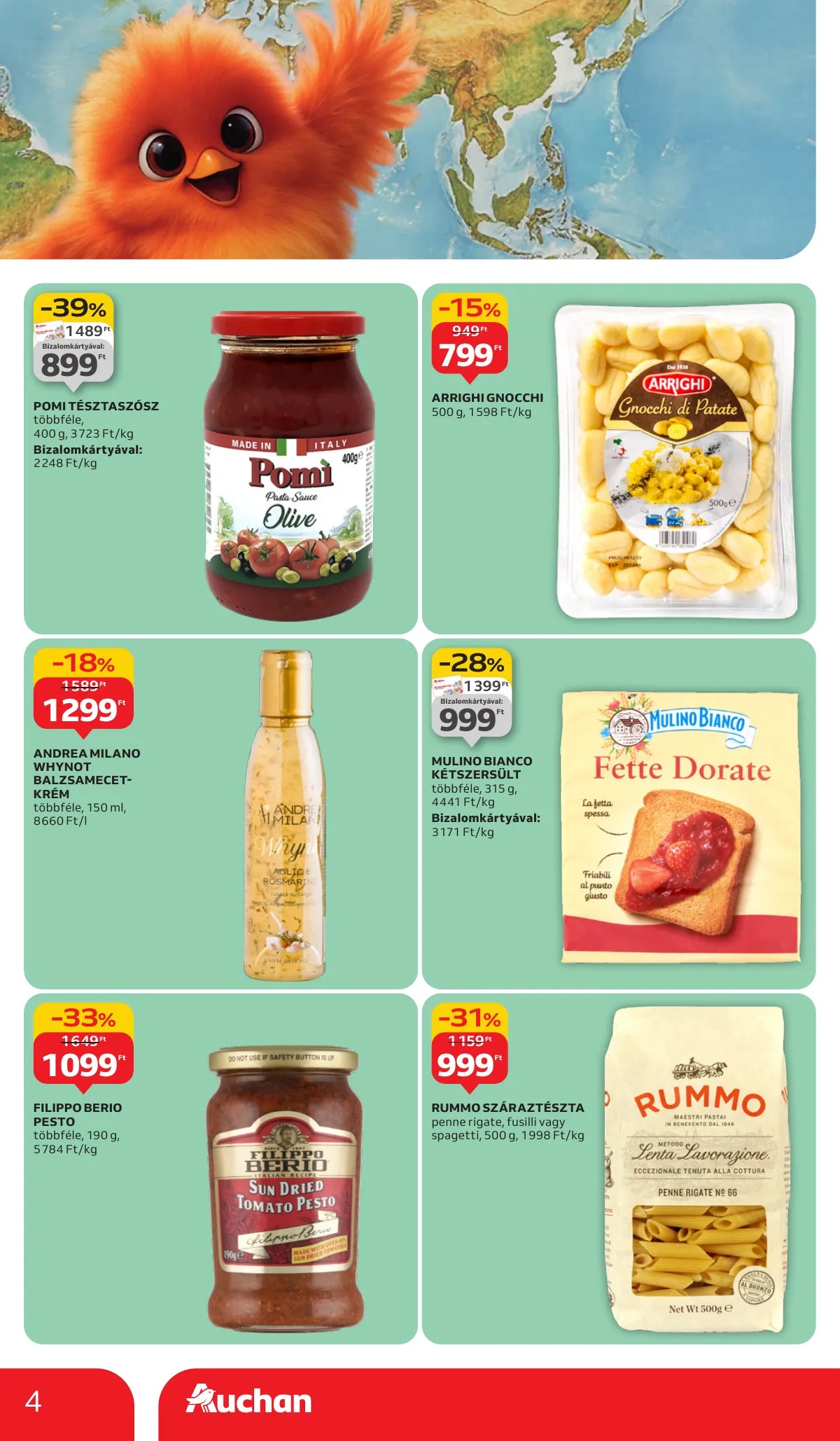 Auchan akciós újság Hipermarket nemzetkozi konyha 09.11–09.24 – 4. oldal