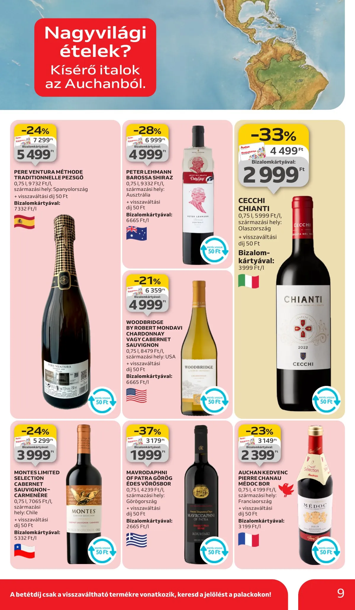 Auchan akciós újság Hipermarket nemzetkozi konyha 09.11–09.24 – 9. oldal