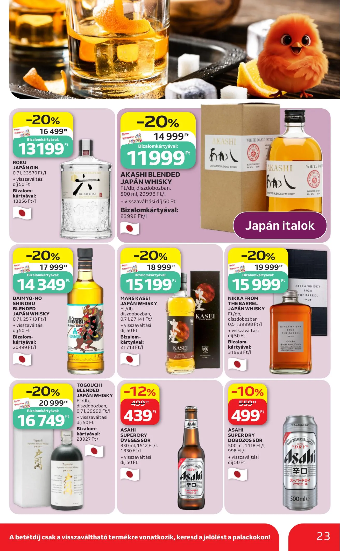 Auchan akciós újság Hipermarket Nemzetkozi konyha 05.07–05.20 – 23. oldal