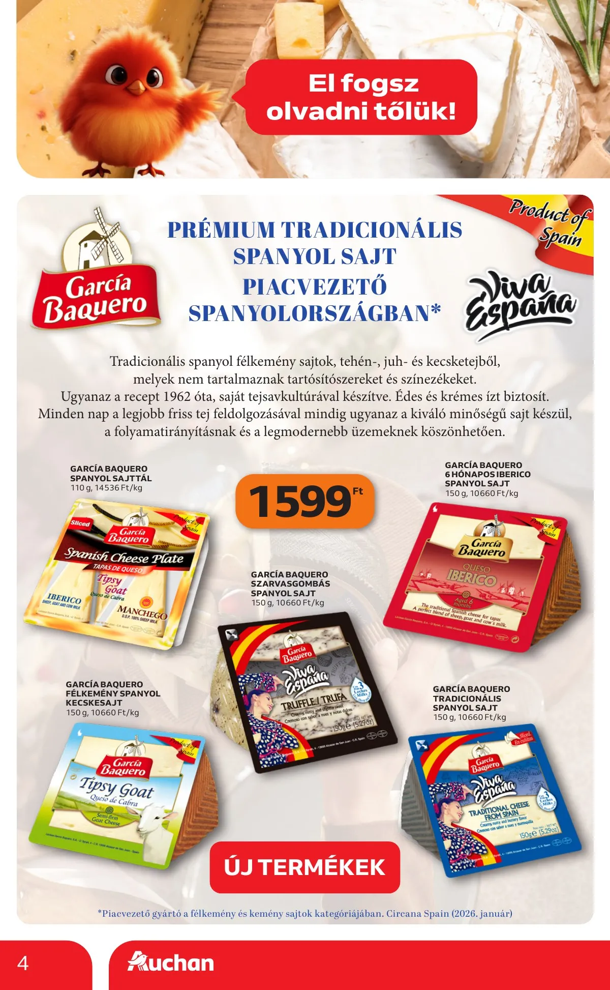 Auchan akciós újság Hipermarket Nemzetkozi konyha 05.07–05.20 – 4. oldal