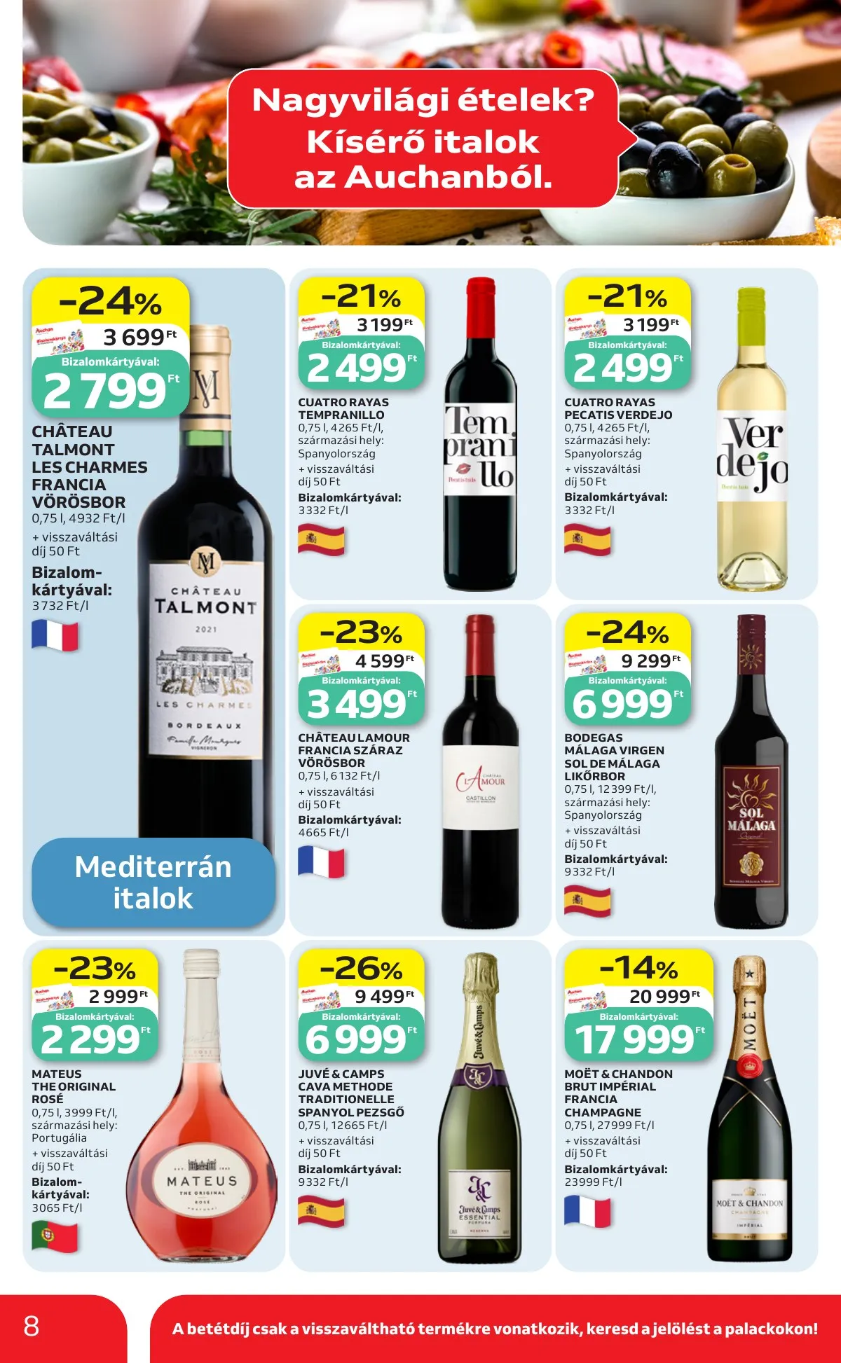 Auchan akciós újság Hipermarket Nemzetkozi konyha 05.07–05.20 – 8. oldal