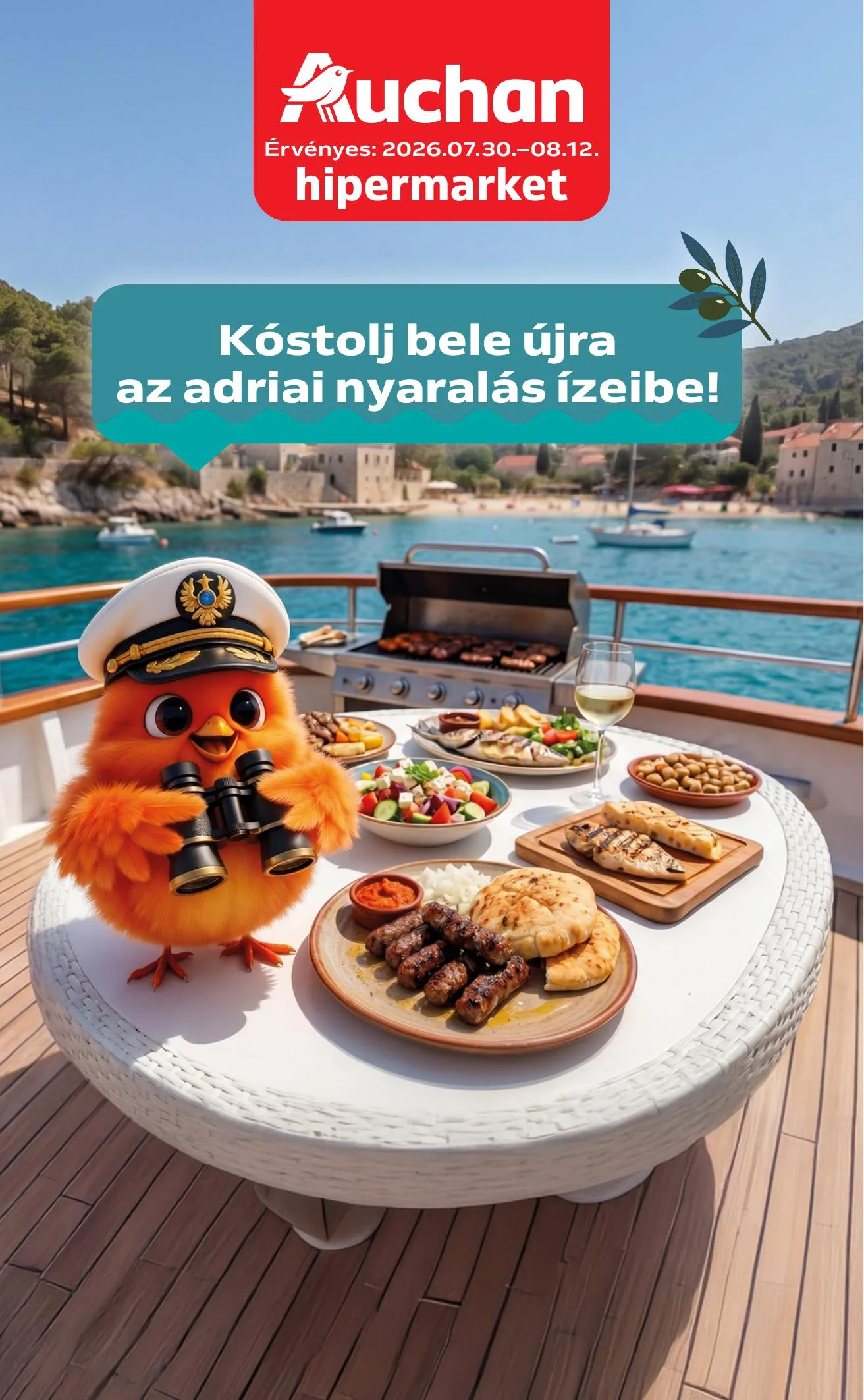 Auchan akciós újság Hipermarket Nemzetkozi konyha 07.30–08.12