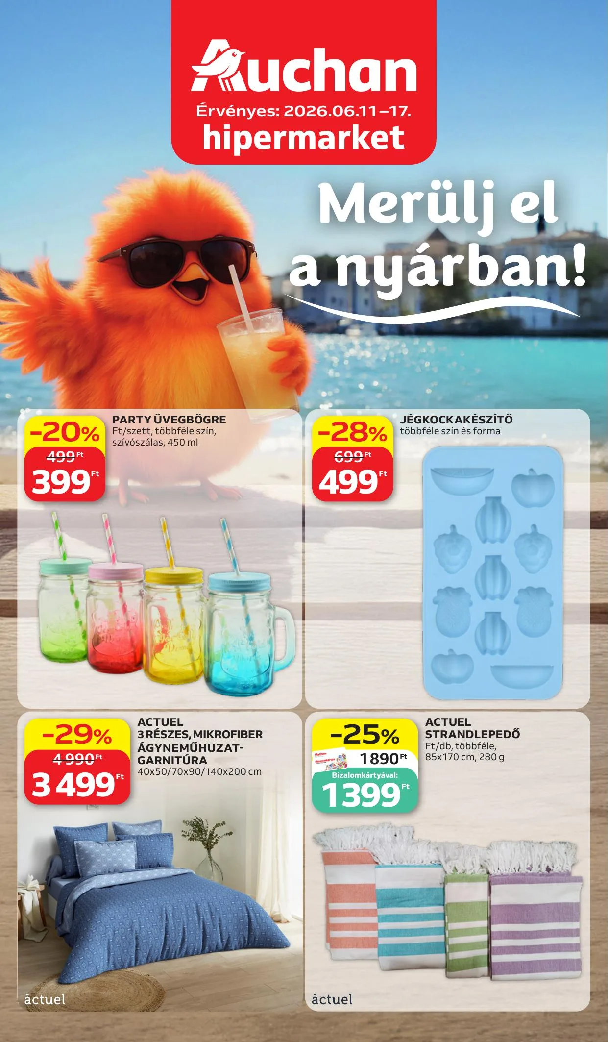 Auchan akciós újság Hipermarket Nyar 06.11–06.17