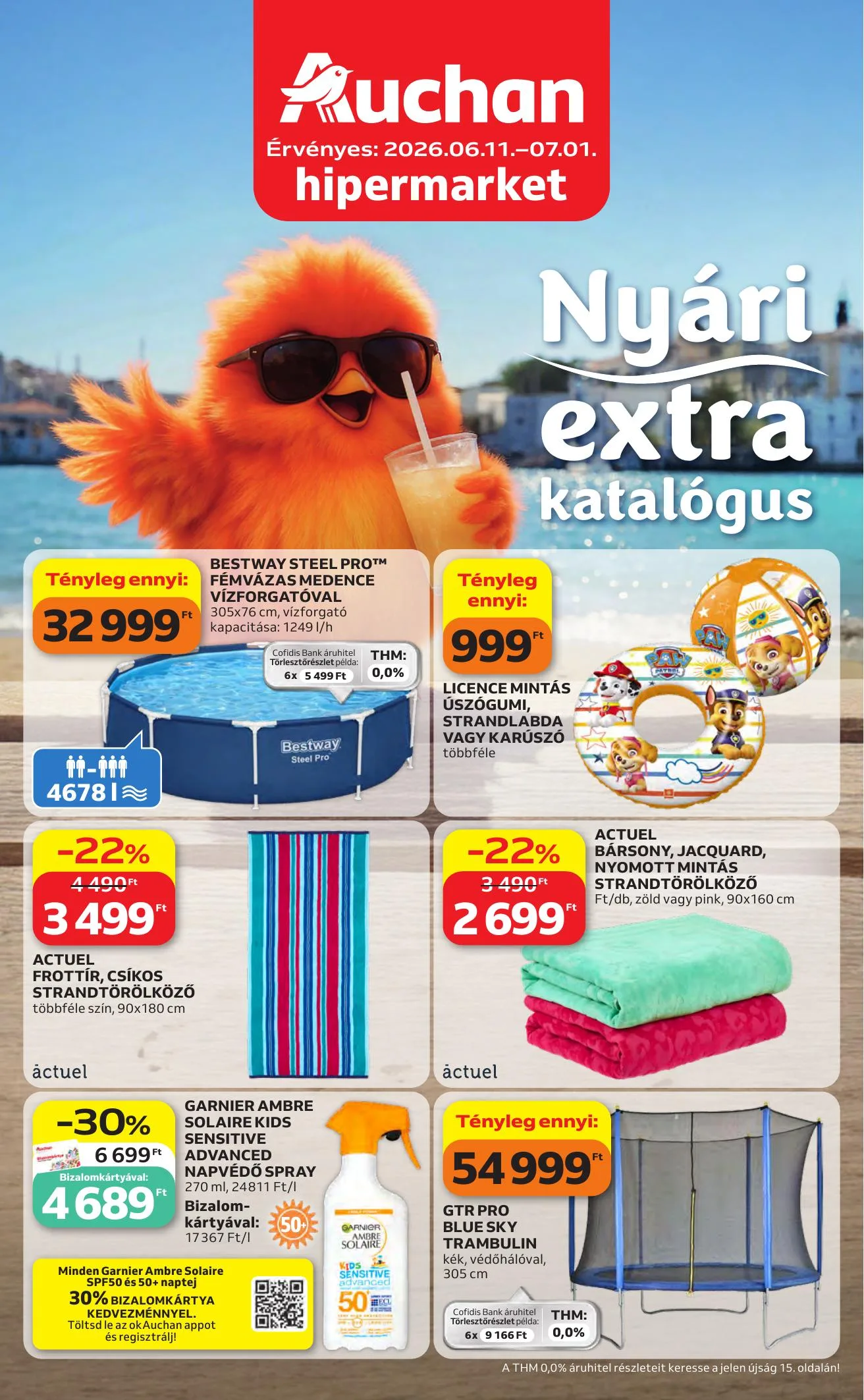 Auchan akciós újság Hipermarket Nyari extra 06.11–07.01