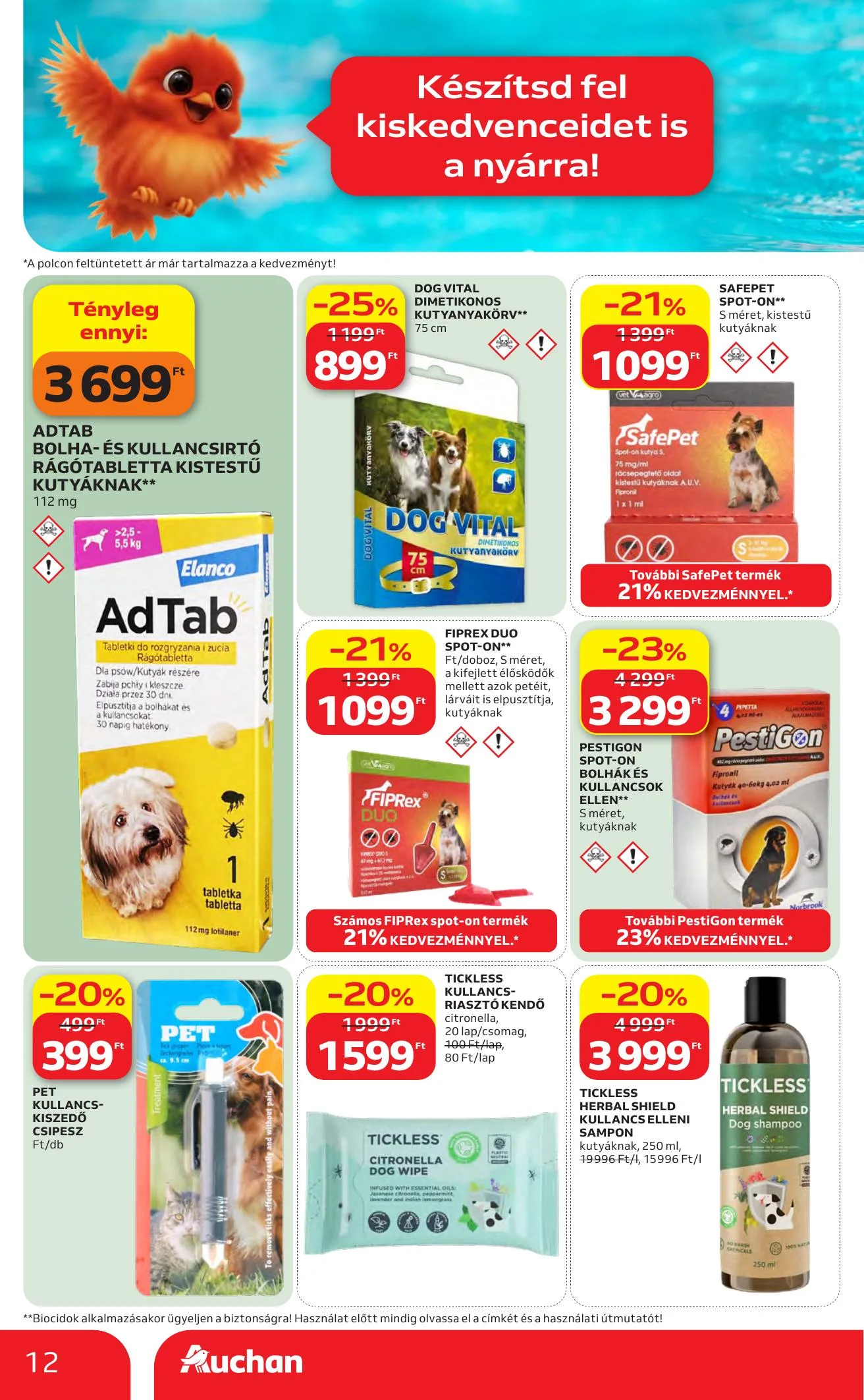 Auchan akciós újság Hipermarket Nyari extra 06.11–07.01 – 12. oldal