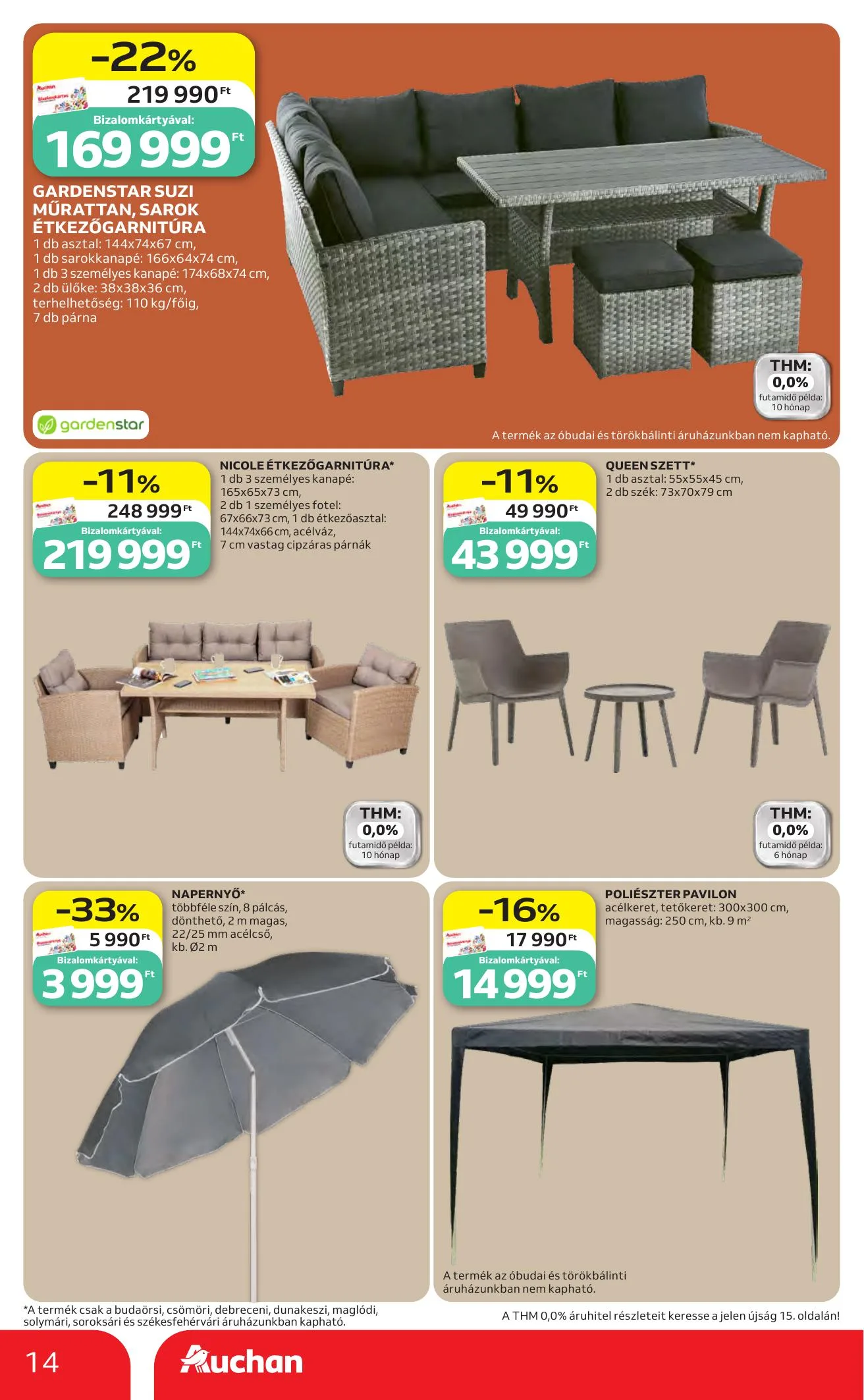 Auchan akciós újság Hipermarket Nyari extra 06.11–07.01 – 14. oldal
