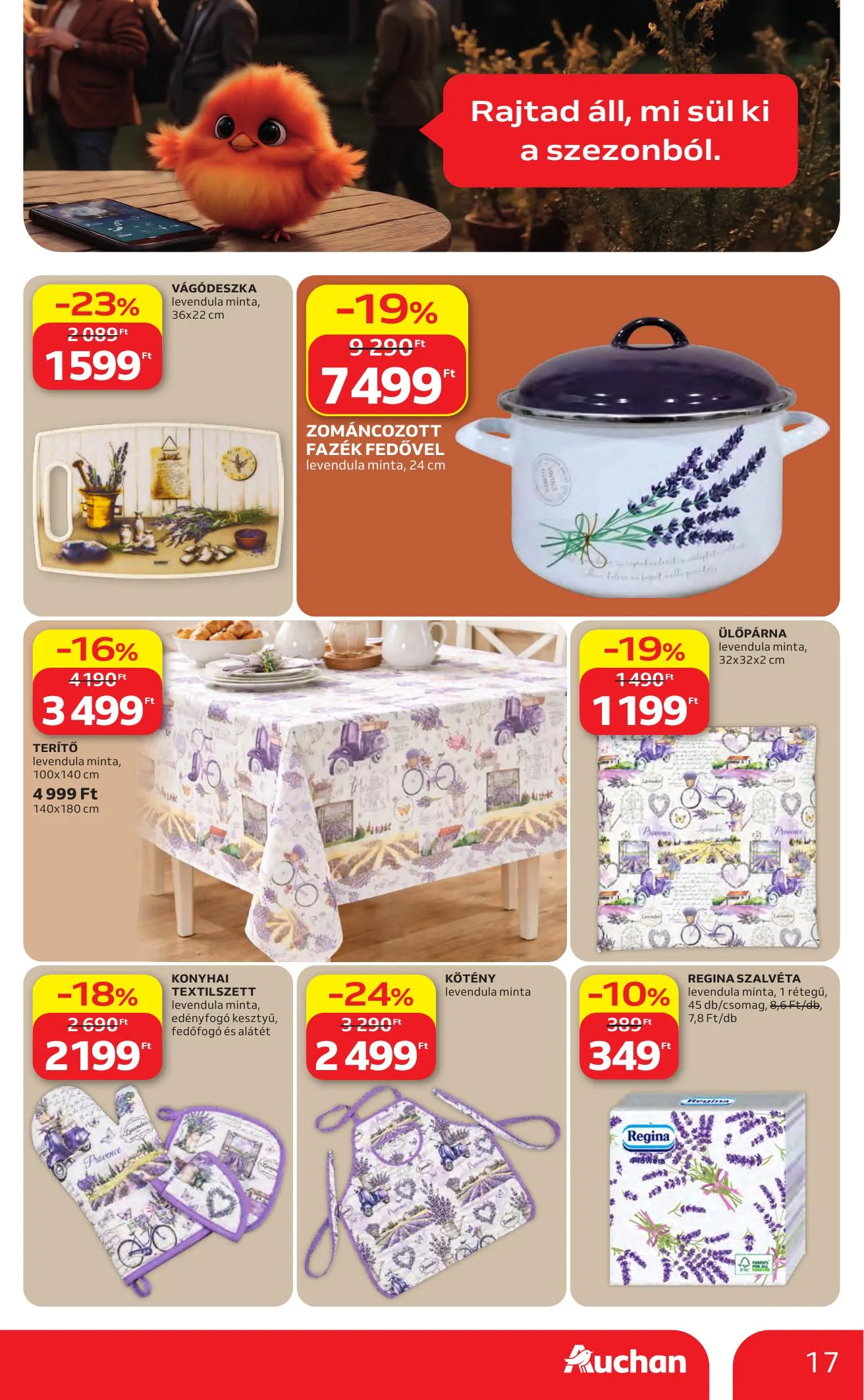 Auchan akciós újság Hipermarket Nyari extra 06.11–07.01 – 17. oldal