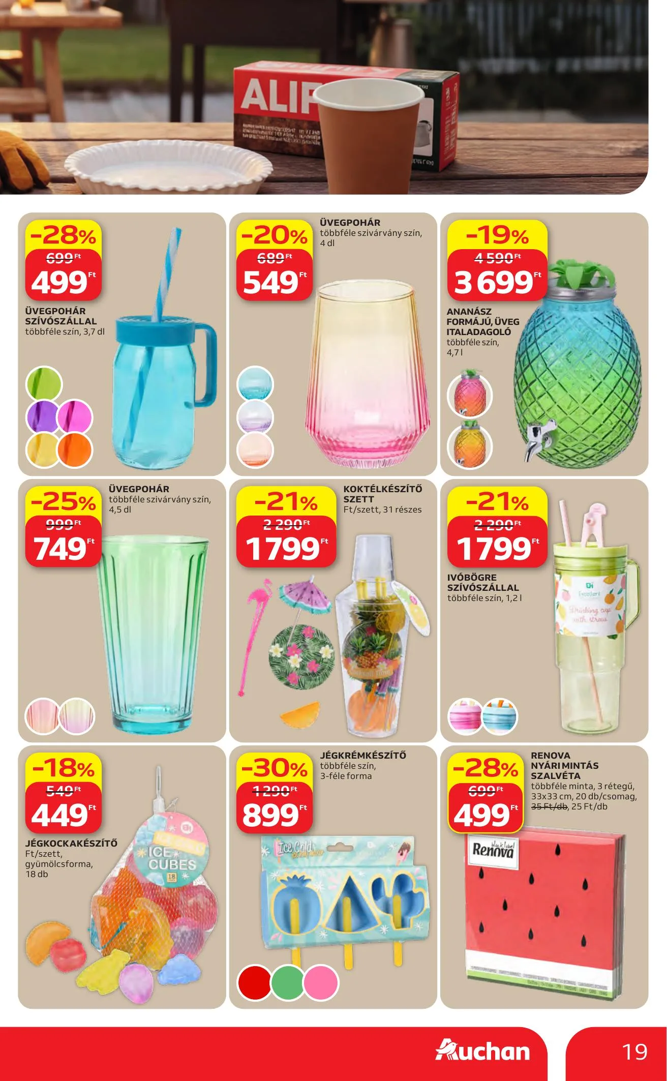 Auchan akciós újság Hipermarket Nyari extra 06.11–07.01 – 19. oldal