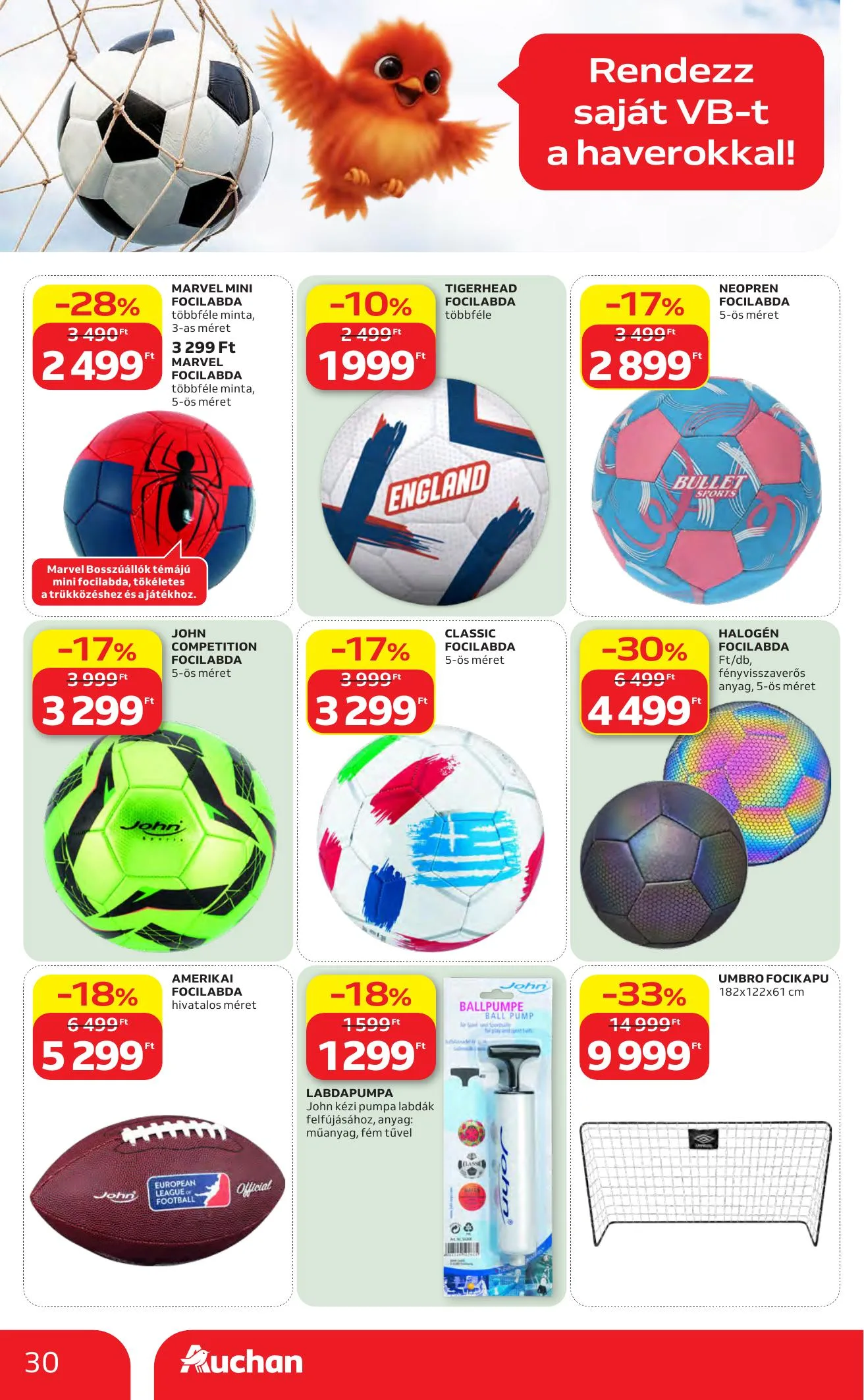 Auchan akciós újság Hipermarket Nyari extra 06.11–07.01 – 30. oldal