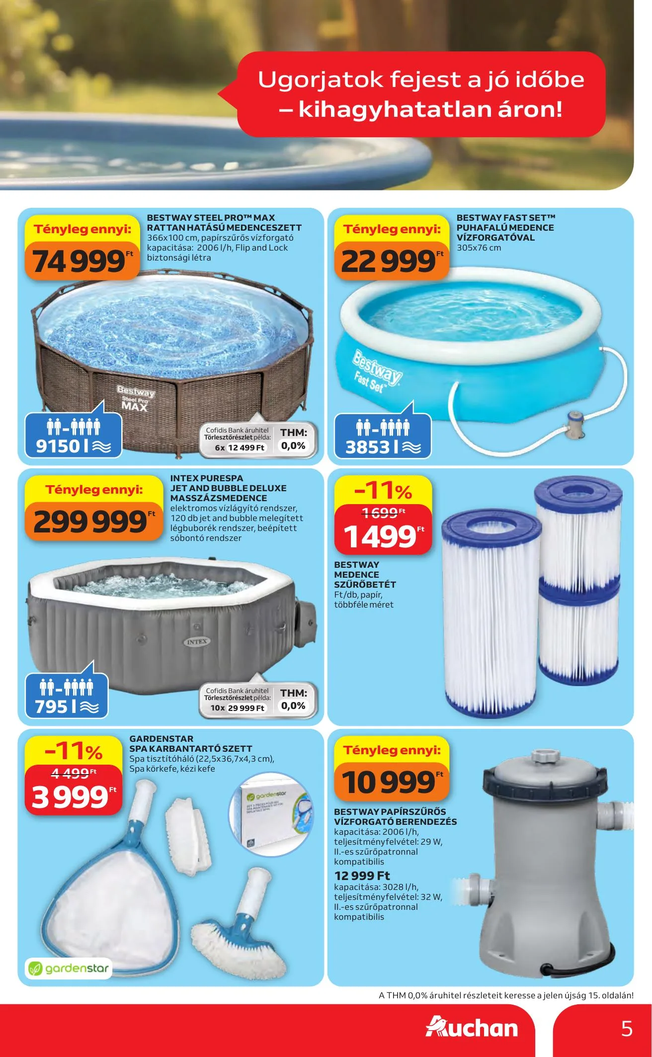 Auchan akciós újság Hipermarket Nyari extra 06.11–07.01 – 5. oldal
