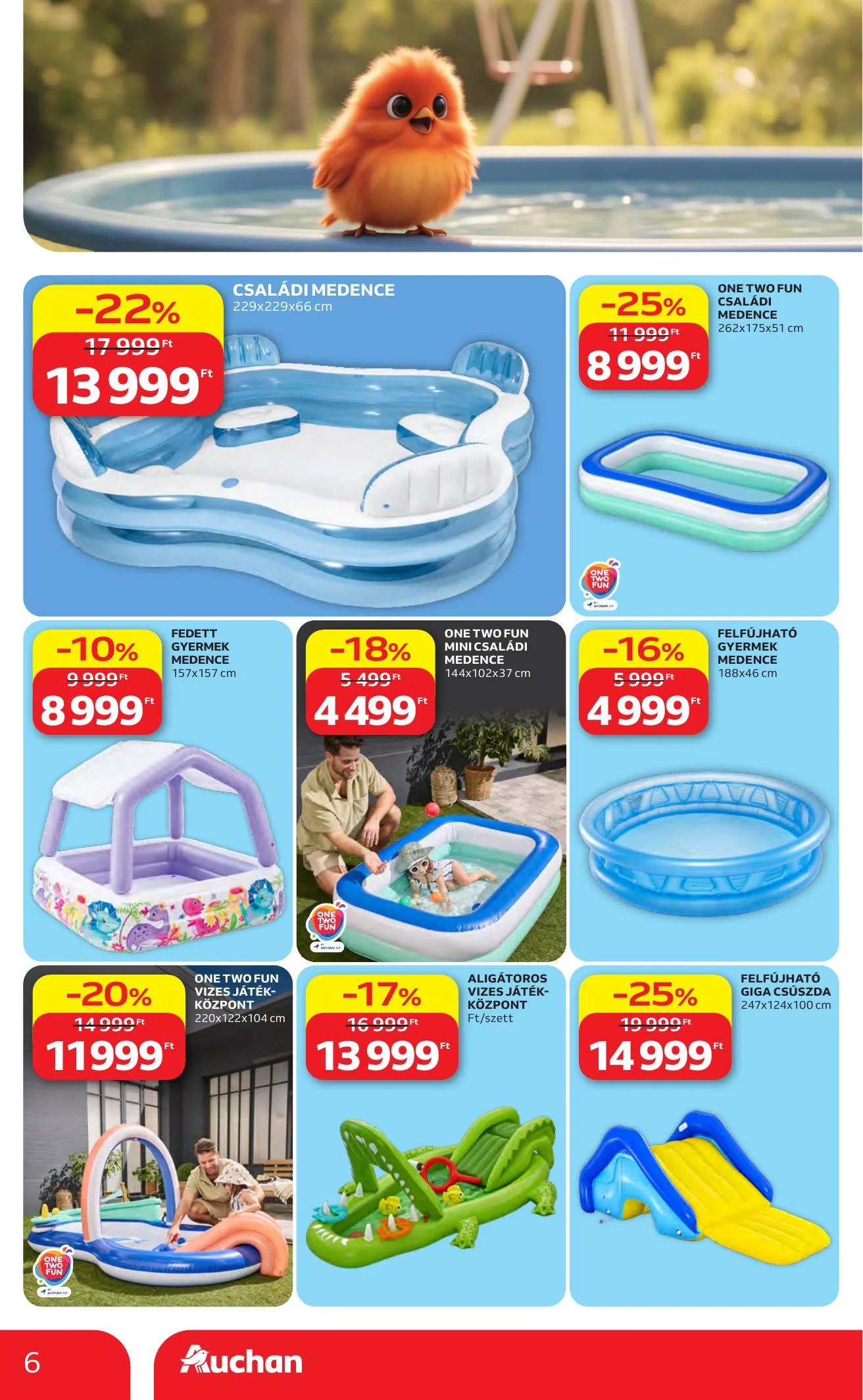 Auchan akciós újság Hipermarket Nyari extra 06.11–07.01 – 6. oldal