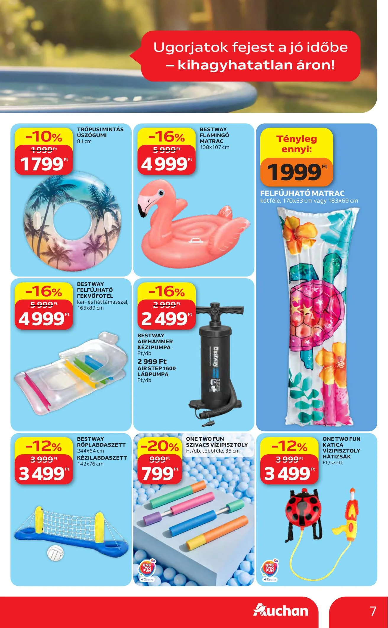 Auchan akciós újság Hipermarket Nyari extra 06.11–07.01 – 7. oldal