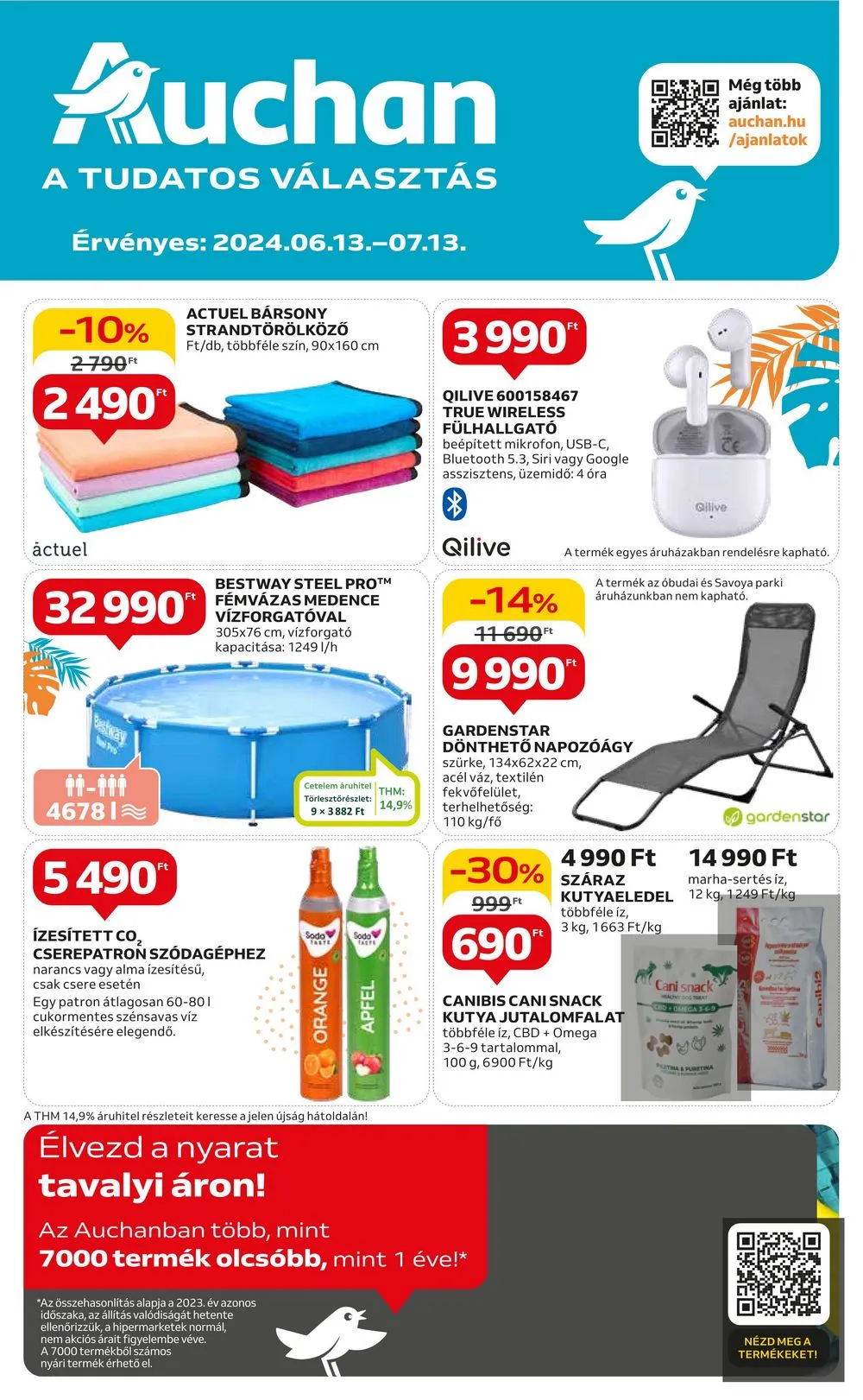 Auchan akciós újság Hipermarket Nyari Havi 06.13–07.13