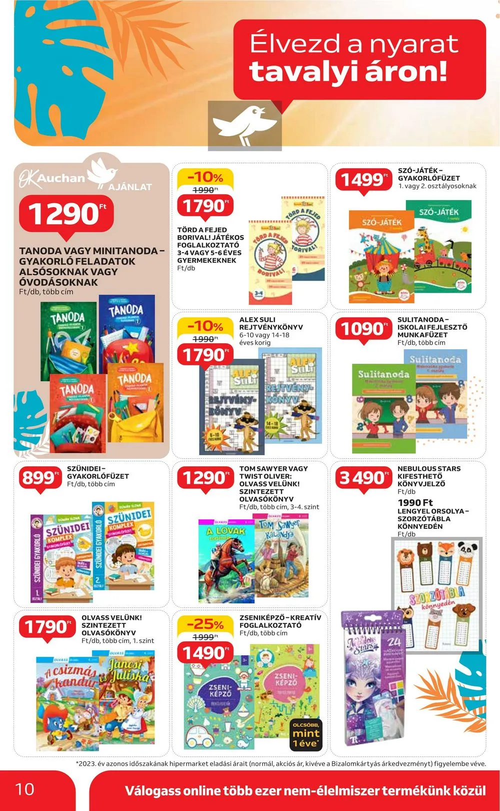 Auchan akciós újság Hipermarket Nyari Havi 06.13–07.13 – 10. oldal