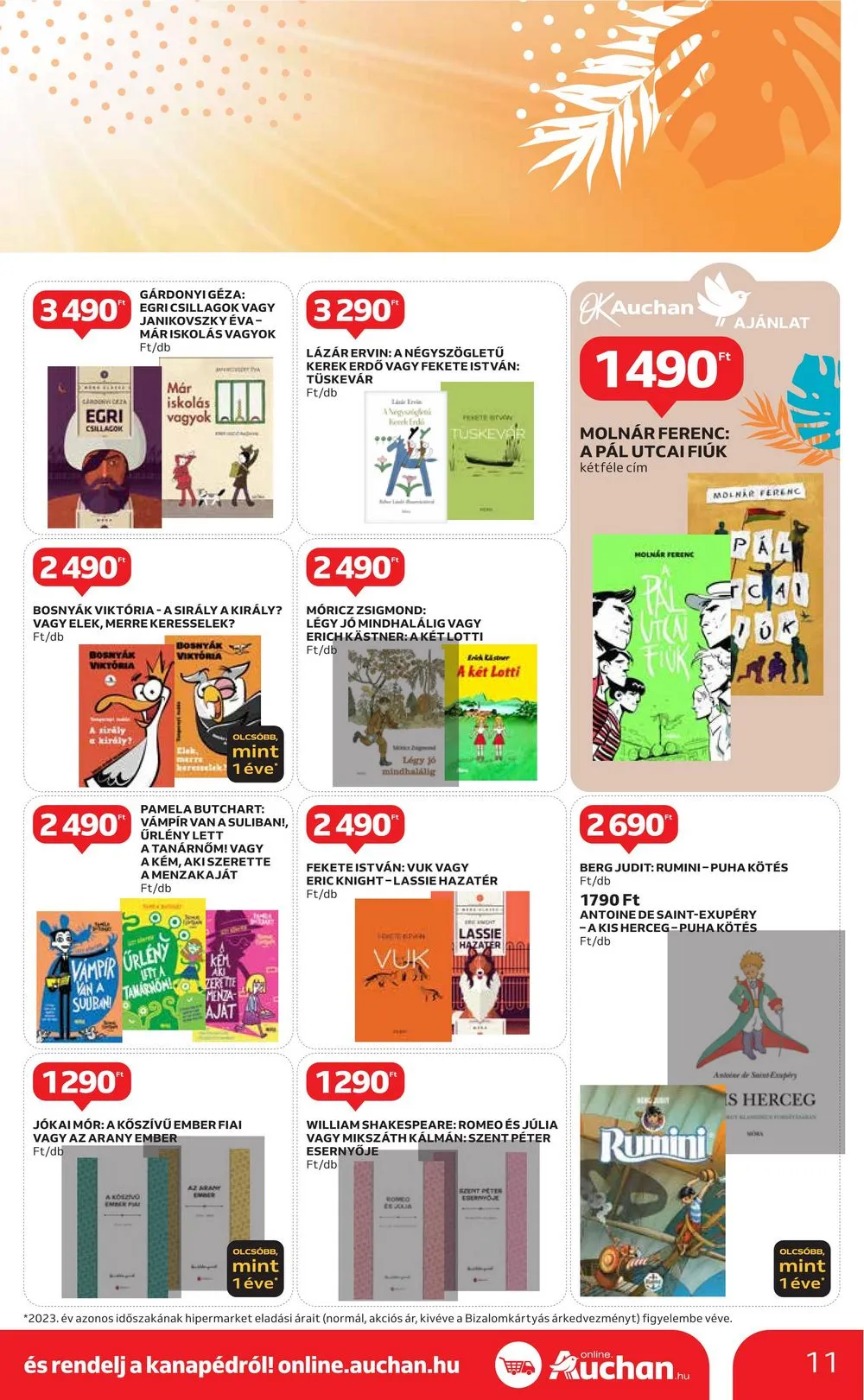 Auchan akciós újság Hipermarket Nyari Havi 06.13–07.13 – 11. oldal