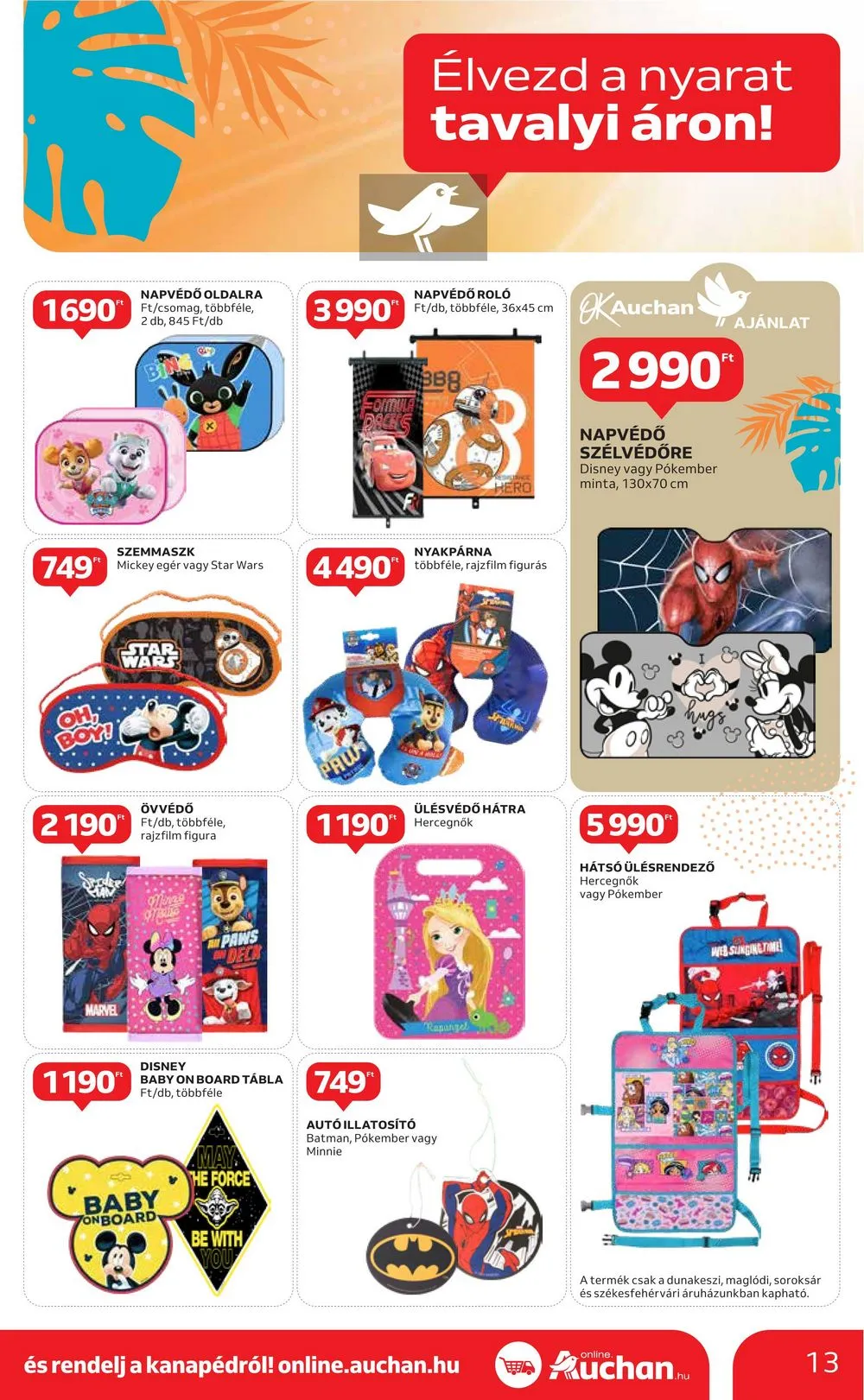 Auchan akciós újság Hipermarket Nyari Havi 06.13–07.13 – 13. oldal