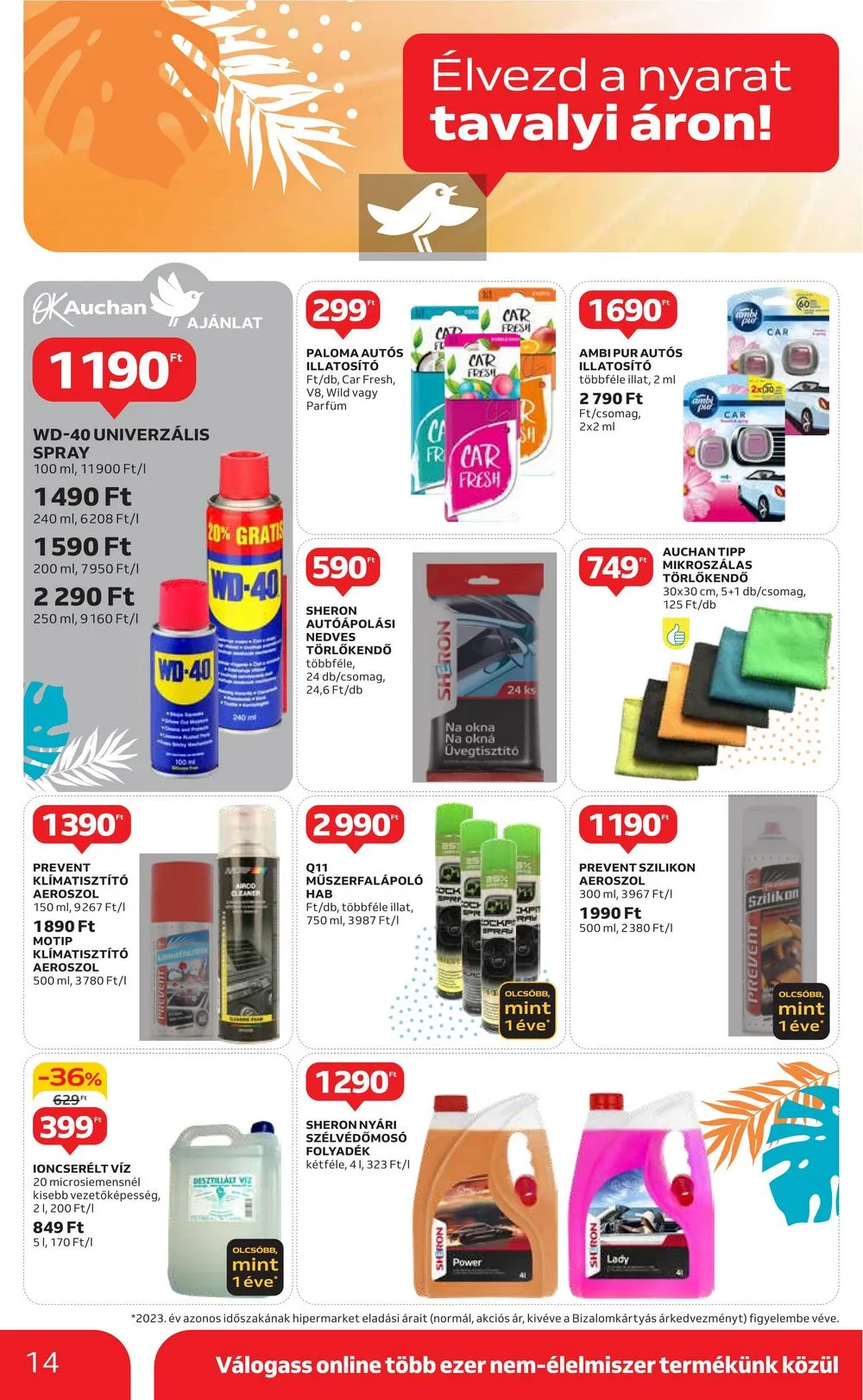 Auchan akciós újság Hipermarket Nyari Havi 06.13–07.13 – 14. oldal