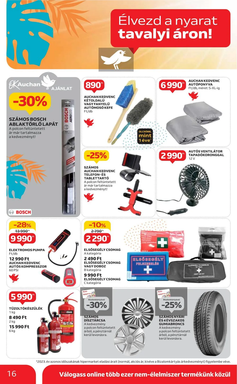 Auchan akciós újság Hipermarket Nyari Havi 06.13–07.13 – 16. oldal