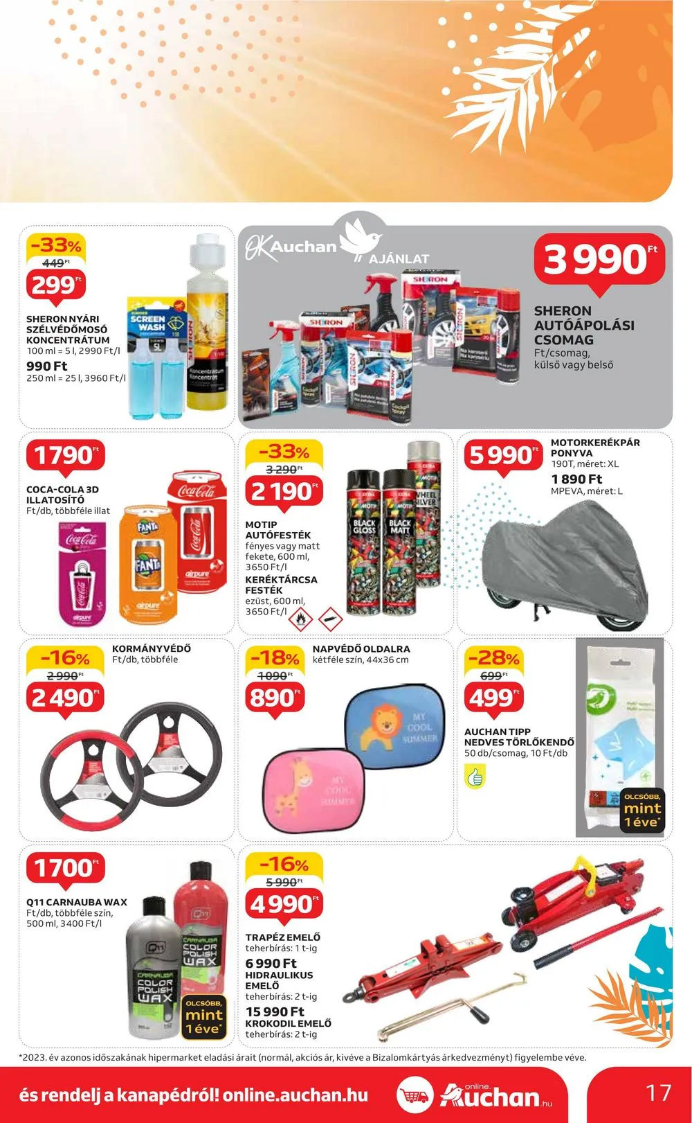 Auchan akciós újság Hipermarket Nyari Havi 06.13–07.13 – 17. oldal