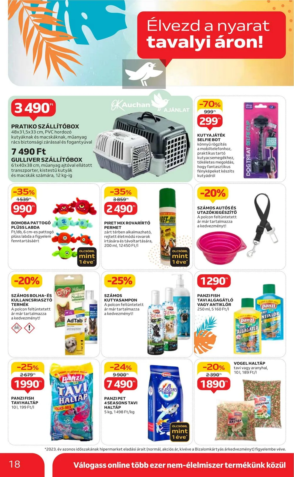 Auchan akciós újság Hipermarket Nyari Havi 06.13–07.13 – 18. oldal