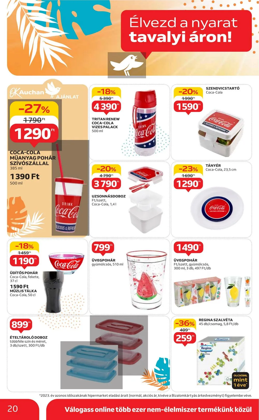Auchan akciós újság Hipermarket Nyari Havi 06.13–07.13 – 20. oldal