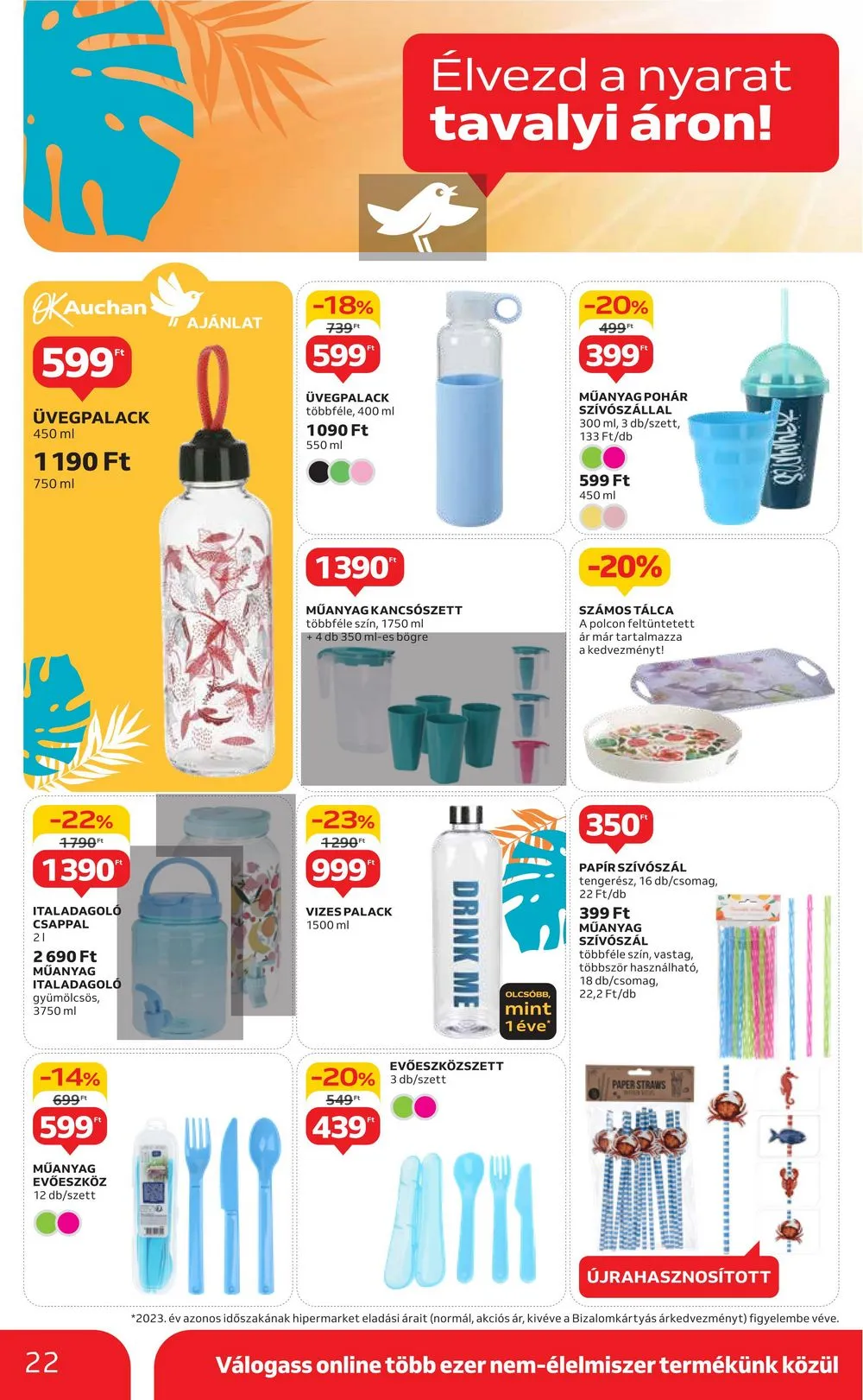 Auchan akciós újság Hipermarket Nyari Havi 06.13–07.13 – 22. oldal