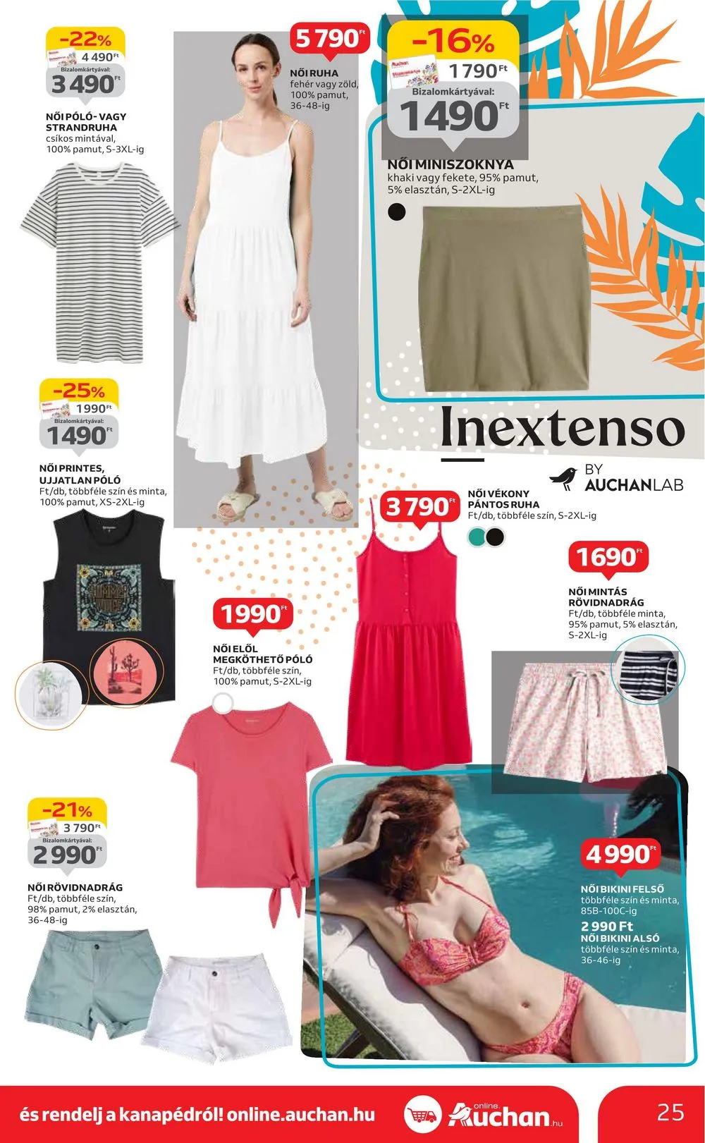 Auchan akciós újság Hipermarket Nyari Havi 06.13–07.13 – 25. oldal