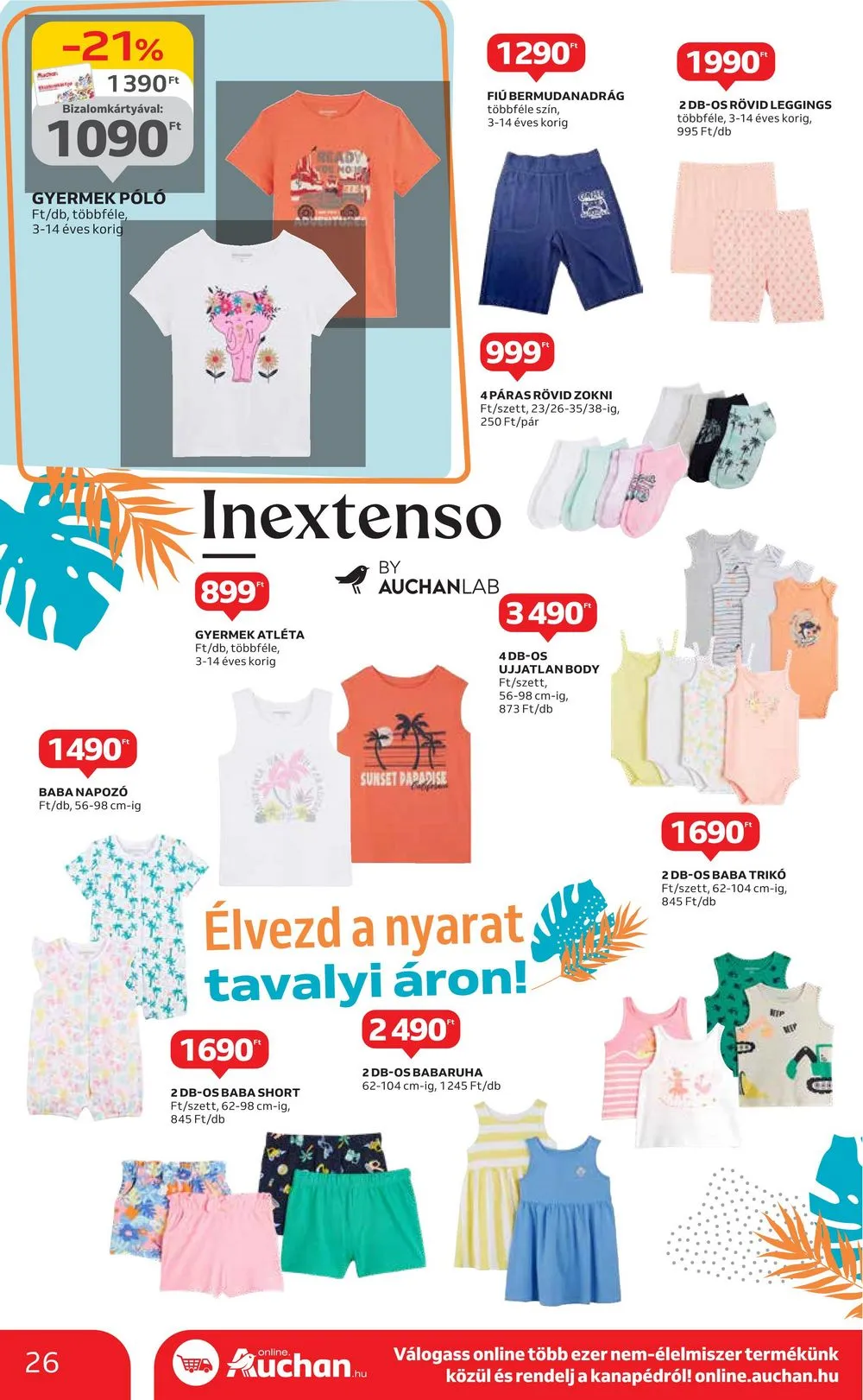 Auchan akciós újság Hipermarket Nyari Havi 06.13–07.13 – 26. oldal