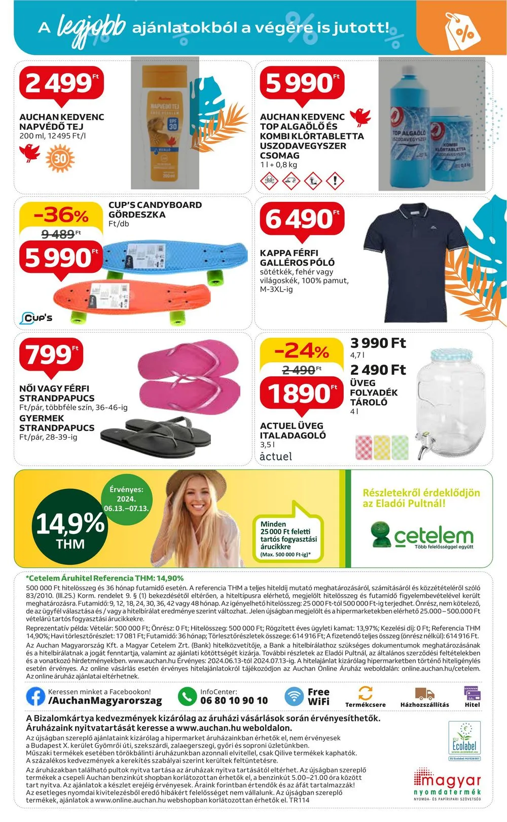 Auchan akciós újság Hipermarket Nyari Havi 06.13–07.13 – 28. oldal