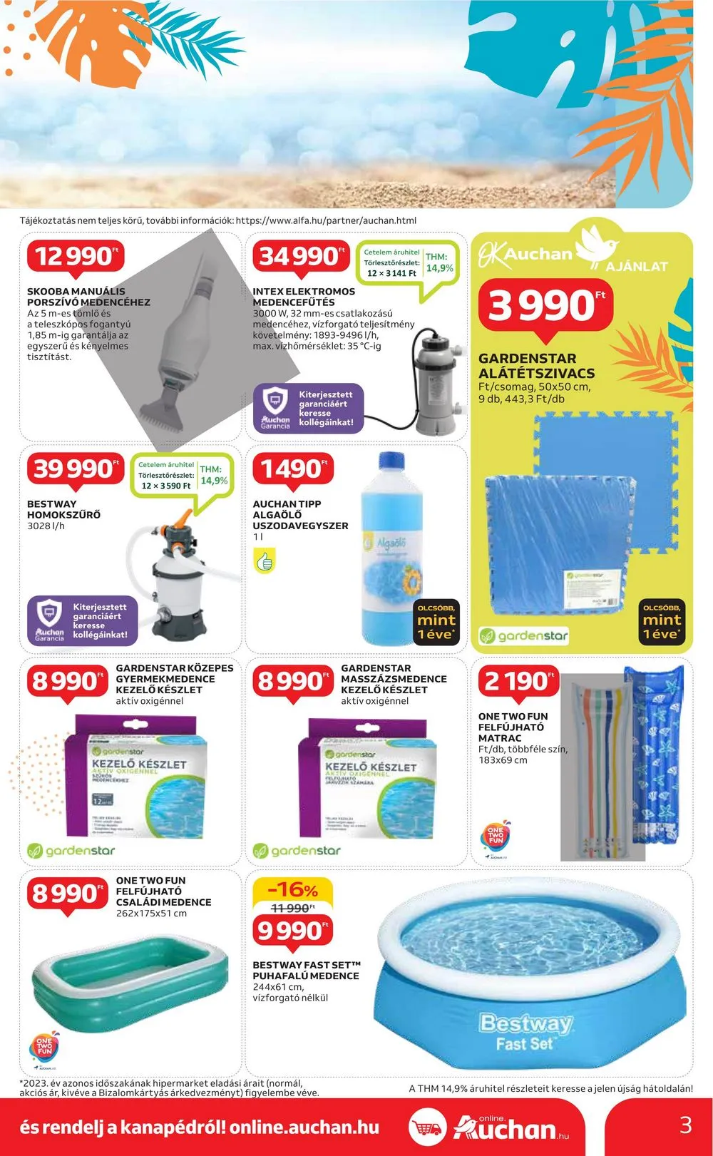 Auchan akciós újság Hipermarket Nyari Havi 06.13–07.13 – 3. oldal