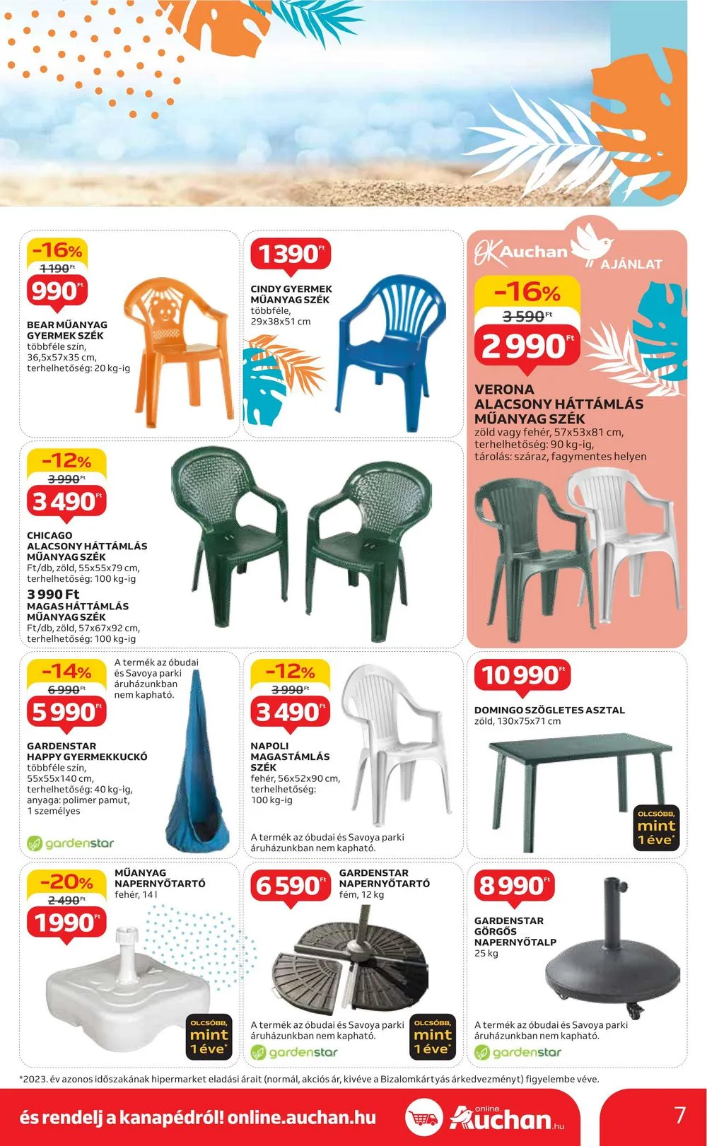 Auchan akciós újság Hipermarket Nyari Havi 06.13–07.13 – 7. oldal