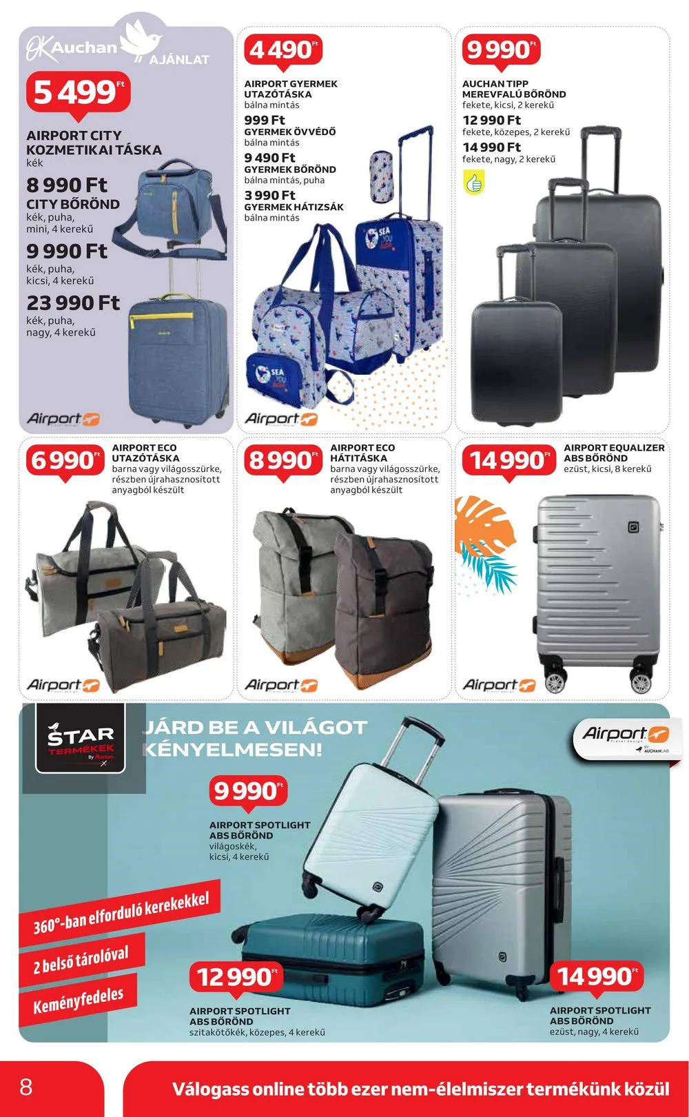 Auchan akciós újság Hipermarket Nyari Havi 06.13–07.13 – 8. oldal