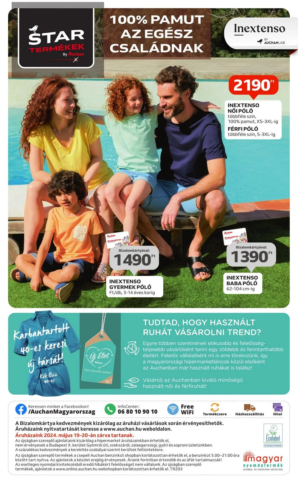Auchan akciós újság Hipermarket Nyari Textil 05.09–06.05 – 10. oldal