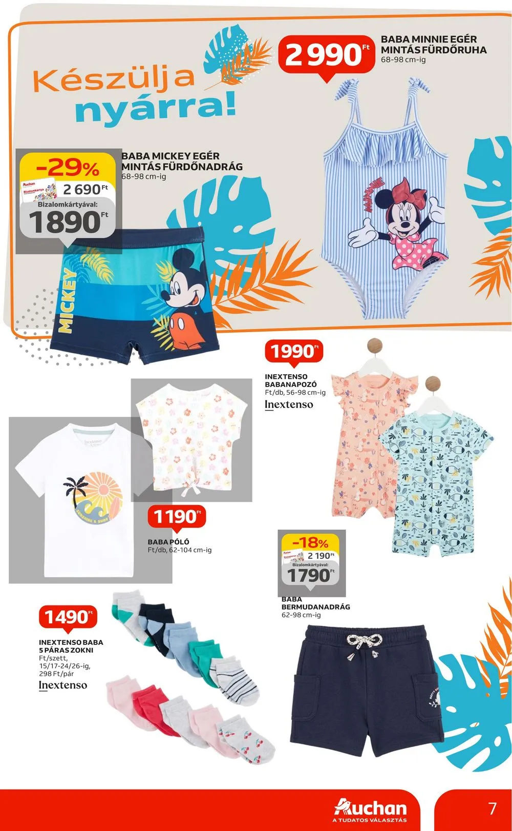 Auchan akciós újság Hipermarket Nyari Textil 05.09–06.05 – 7. oldal