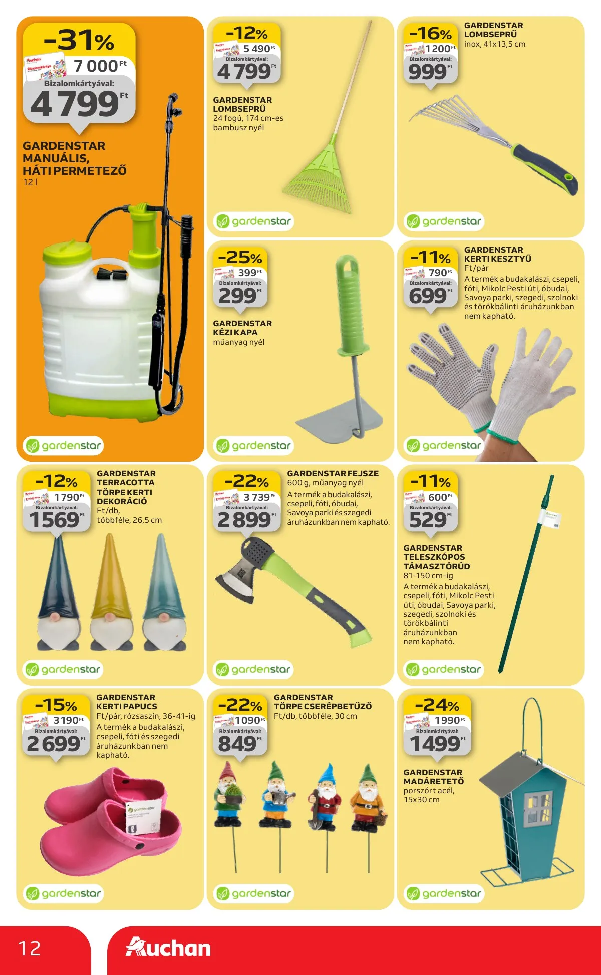Auchan akciós újság Hipermarket Nyarvegi ajanlatok 08.21–09.03 – 12. oldal