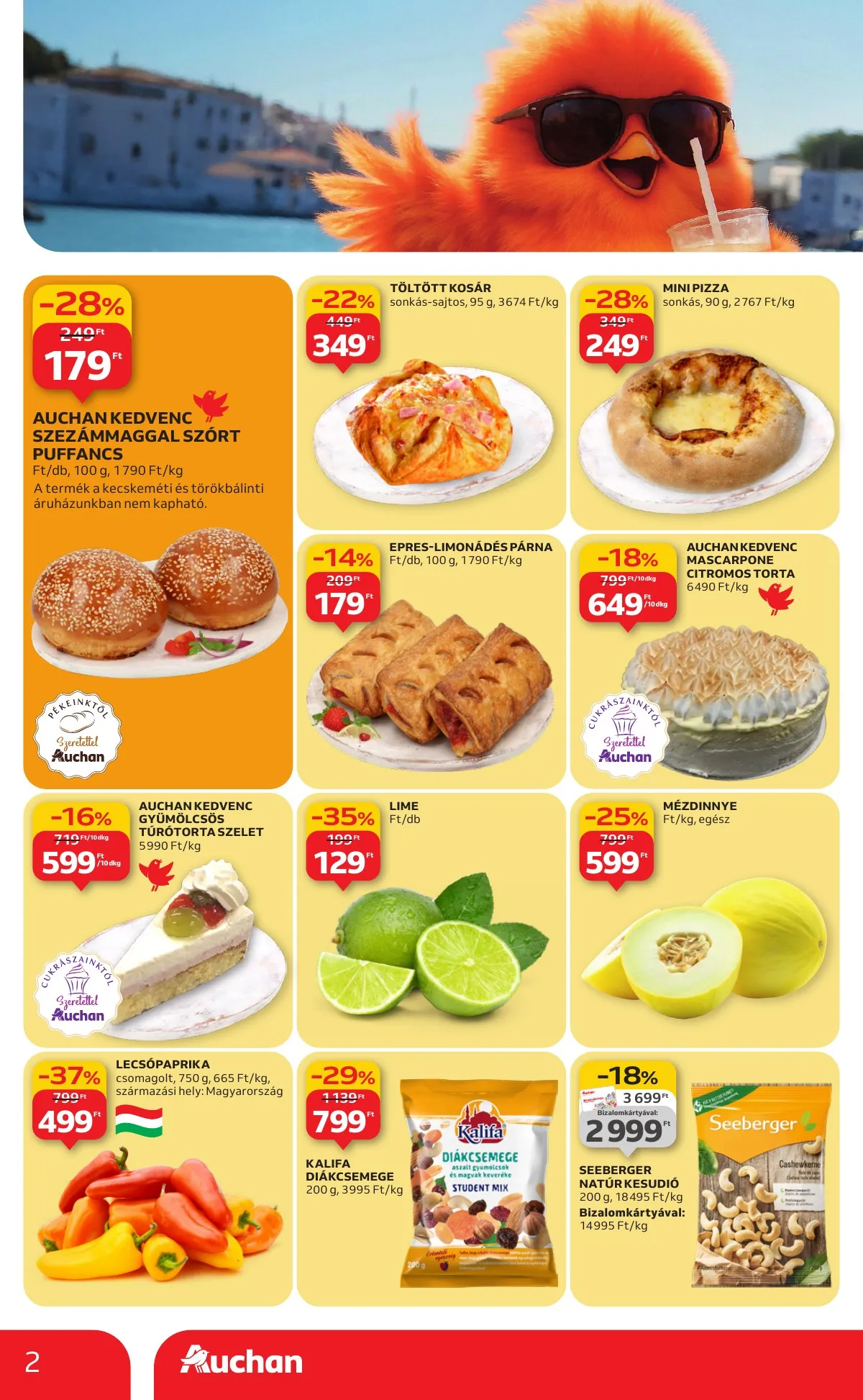Auchan akciós újság Hipermarket Nyarvegi ajanlatok 08.21–09.03 – 2. oldal